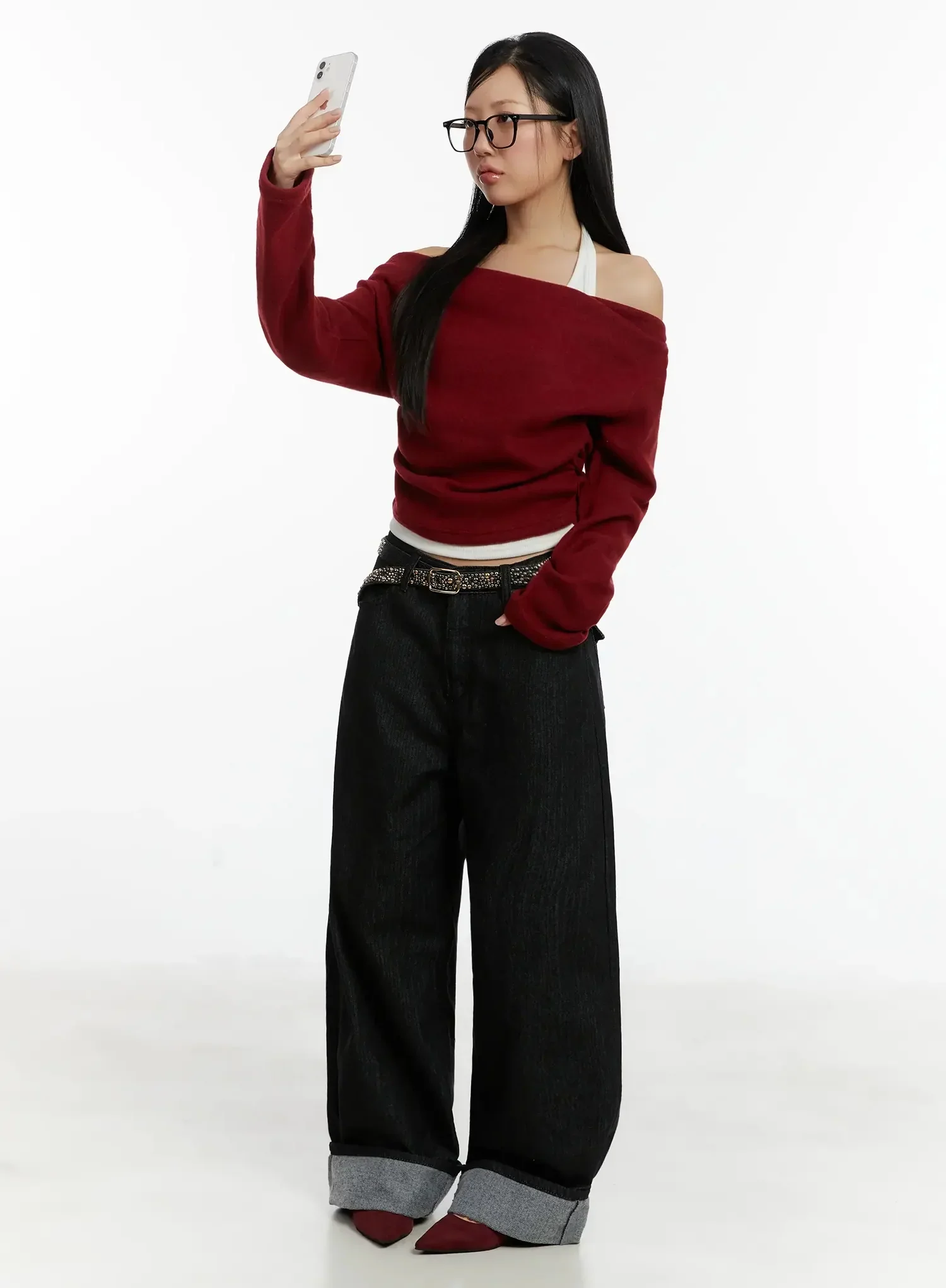 Halter Layered Off-Shoulder Top ID525 - Image 12