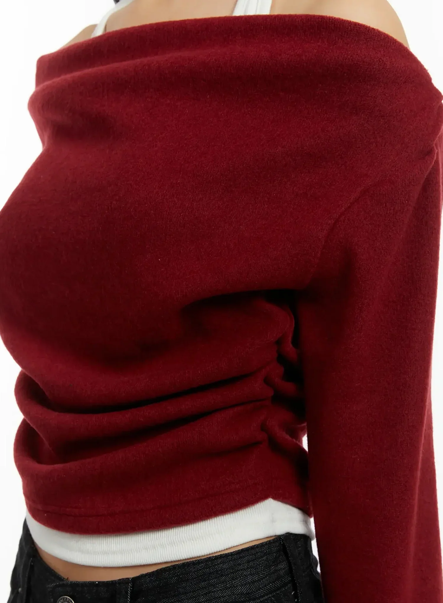 Halter Layered Off-Shoulder Top ID525 - Image 8