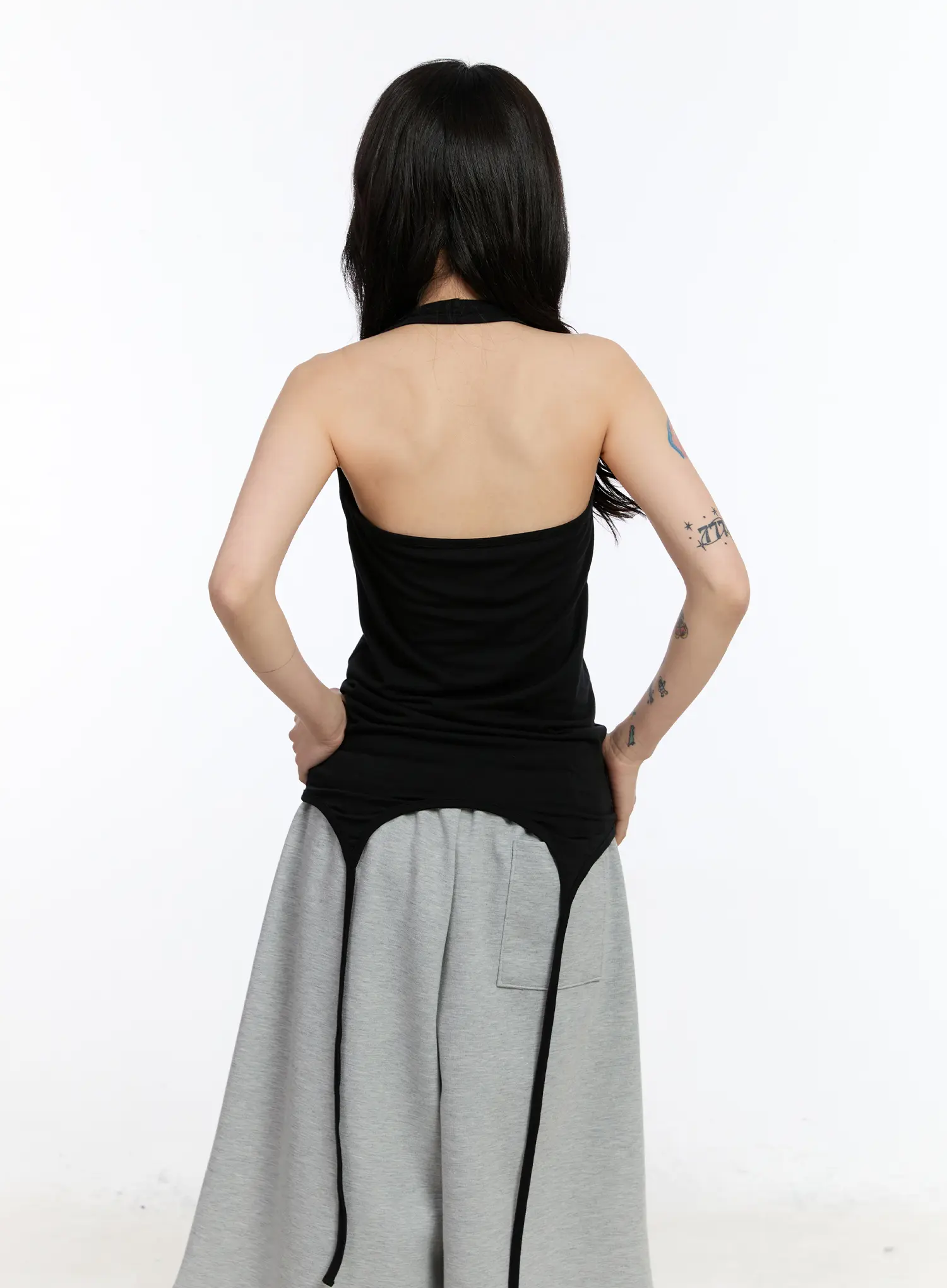 Halter Layered Sleeveless Top CA506 - Image 8