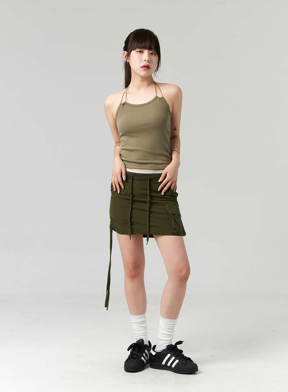 Halter Neck Basic Top CL324 - Image 3