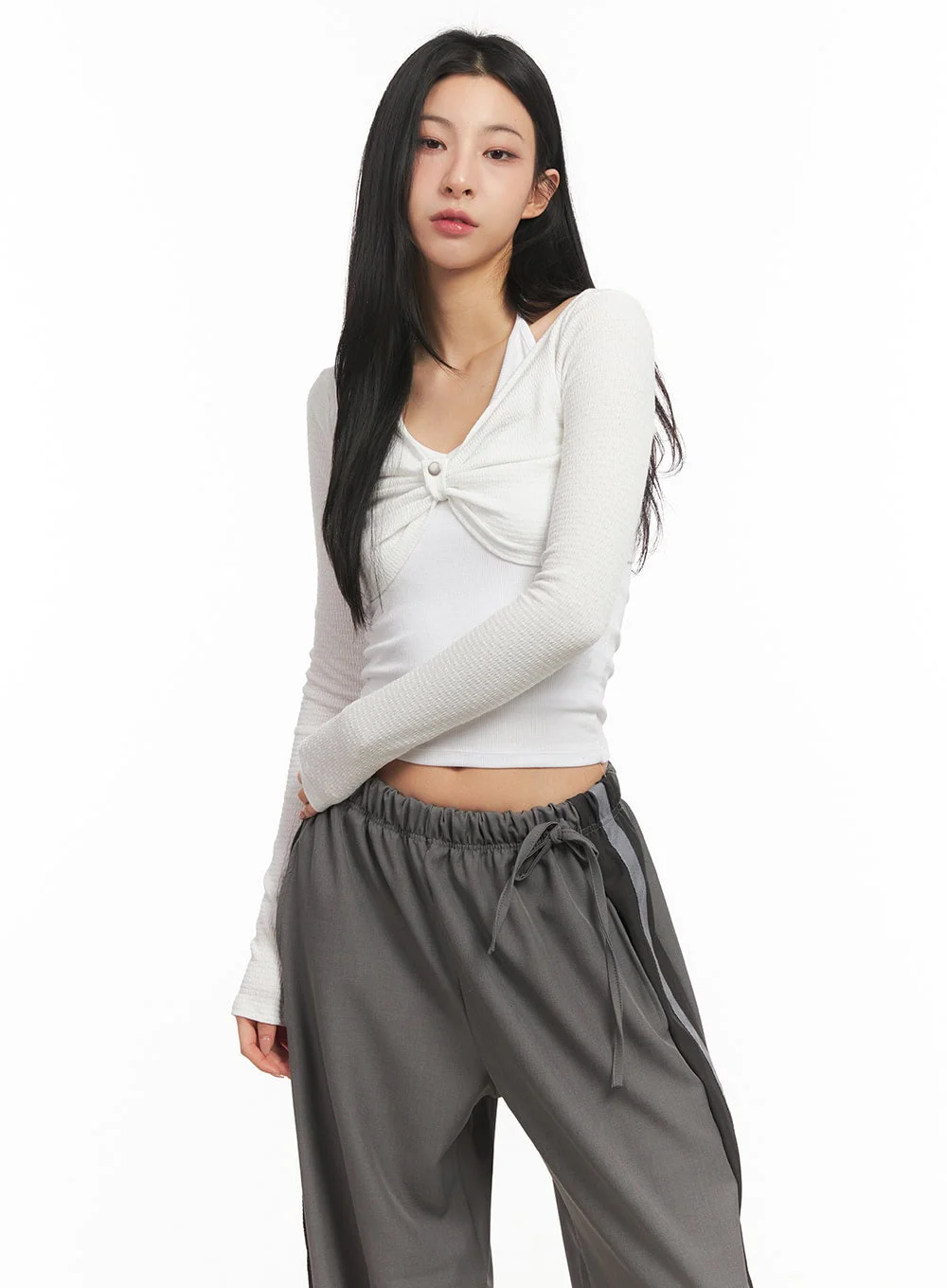 Halter-Neck Crop Tank Top CM503 - Image 11