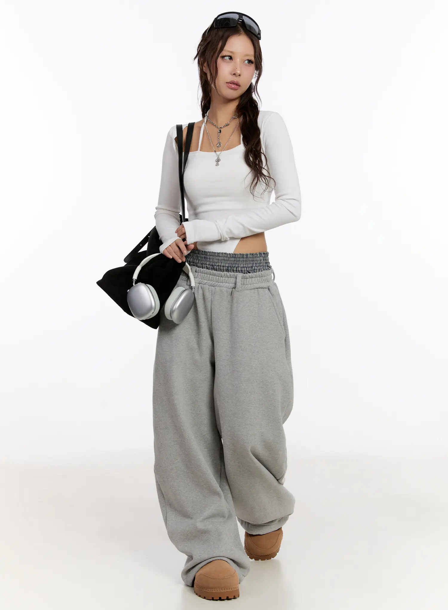 Halter Neck Long Sleeve Bodysuit CN527 - Image 3