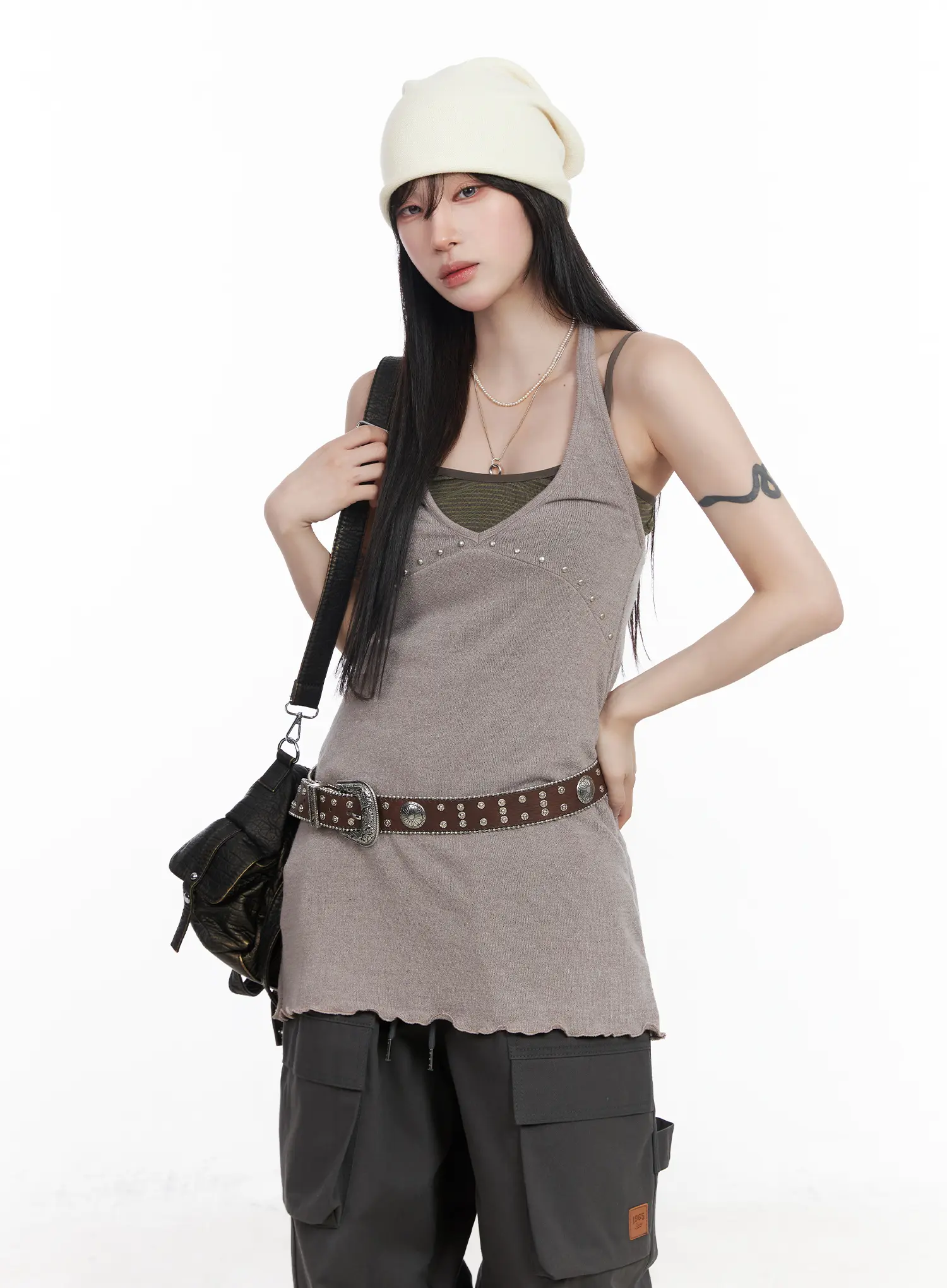 Halter Neck Mini Dress CF523 - Image 10