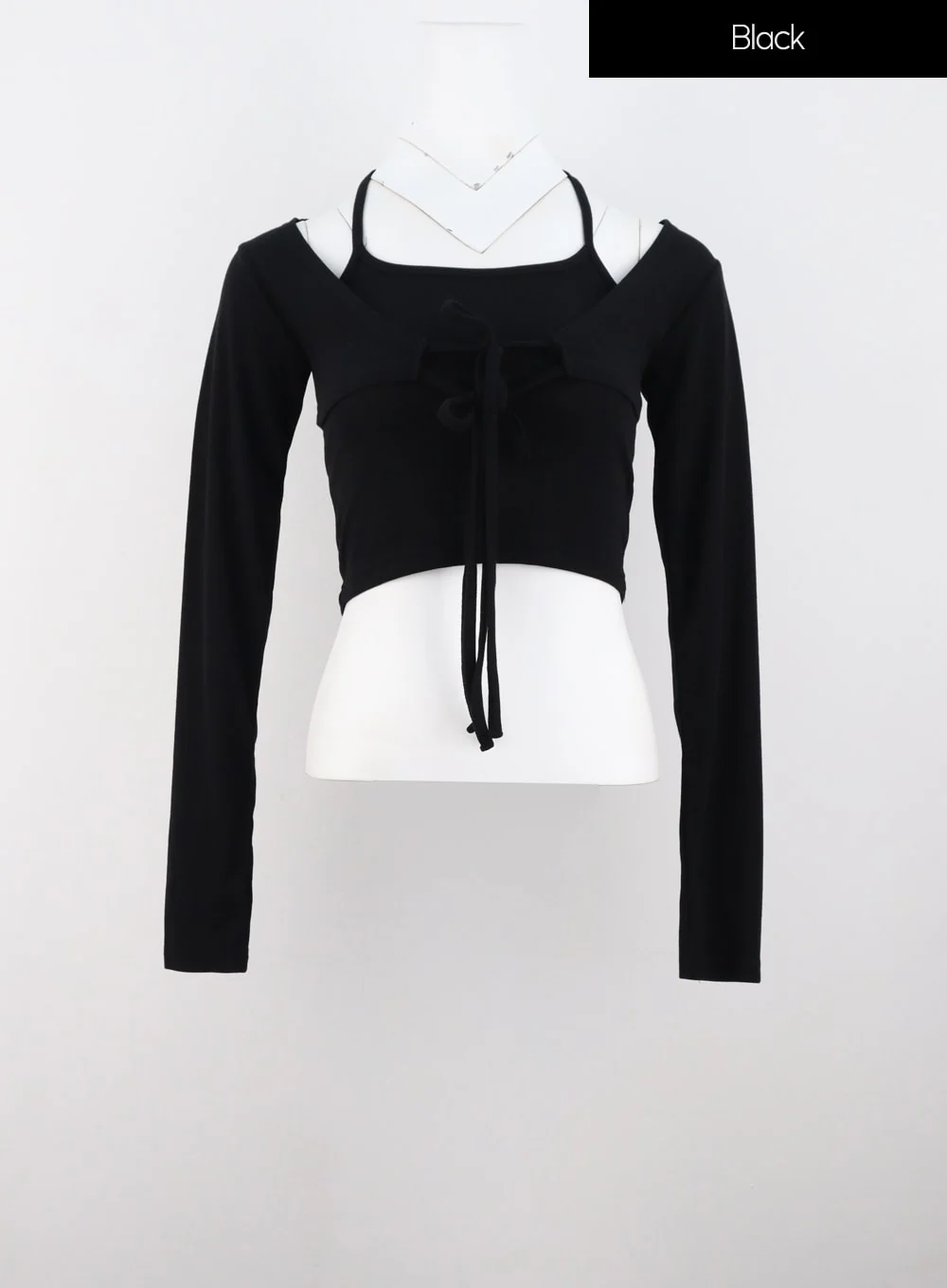 Halter Neck Top and Bolero Set IS322 - Image 12