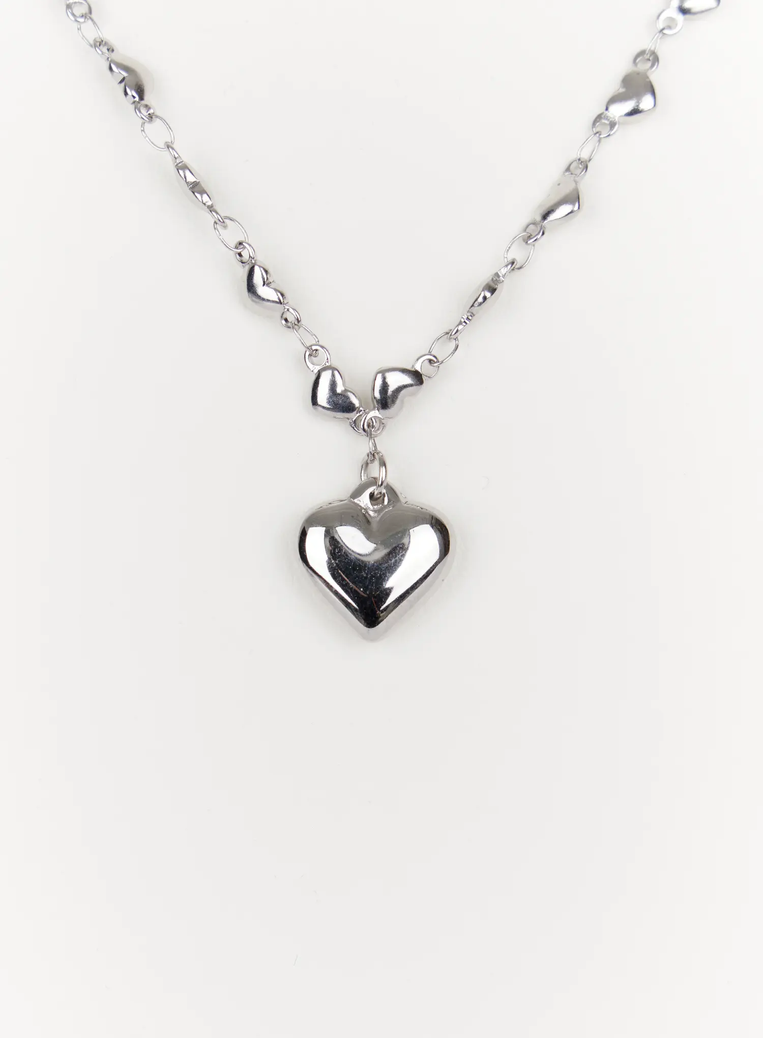 Heart Charm Necklace IN514 - Image 4