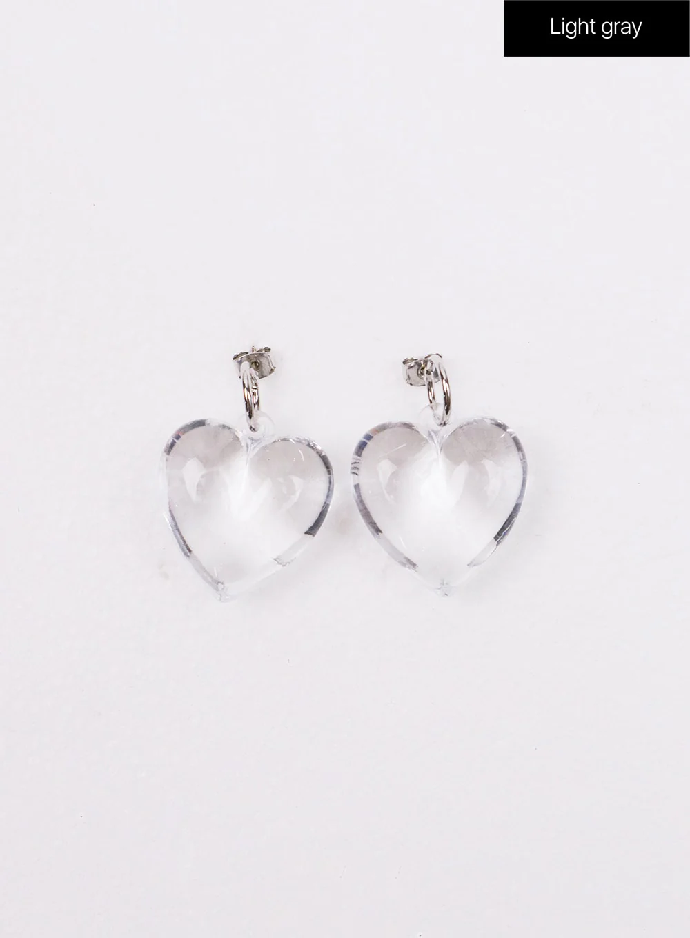 Heart Drop Earrings IJ419 - Image 3