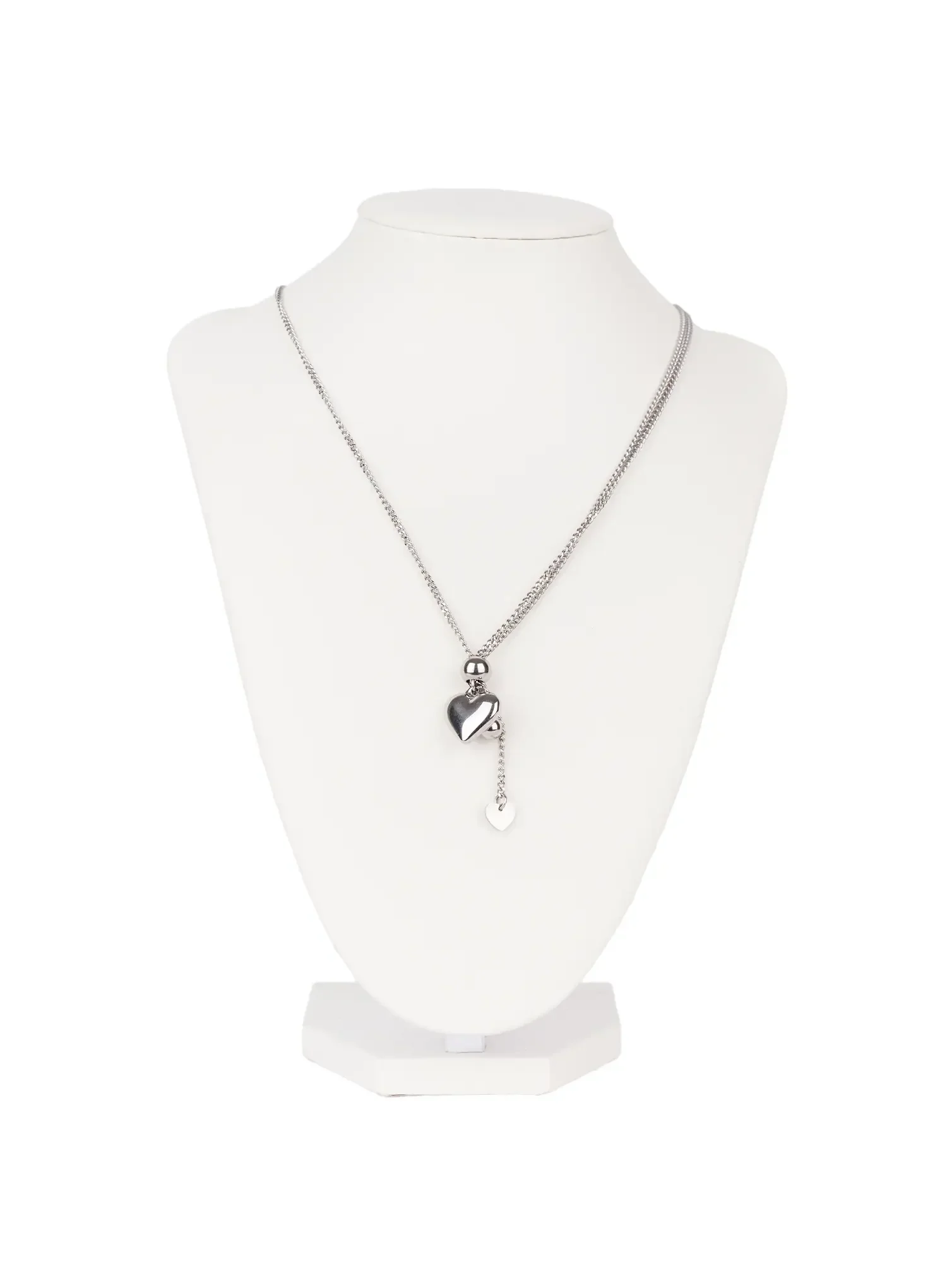 Heart Drop Slider Necklace ID529 - Image 4