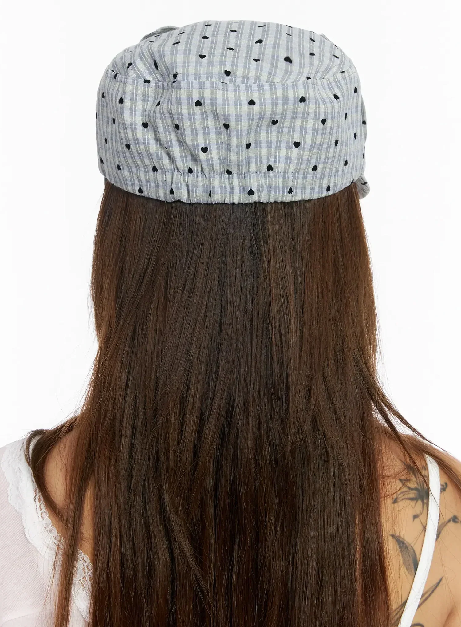 Heart Polka Dot Bow Cap IY504 - Image 7