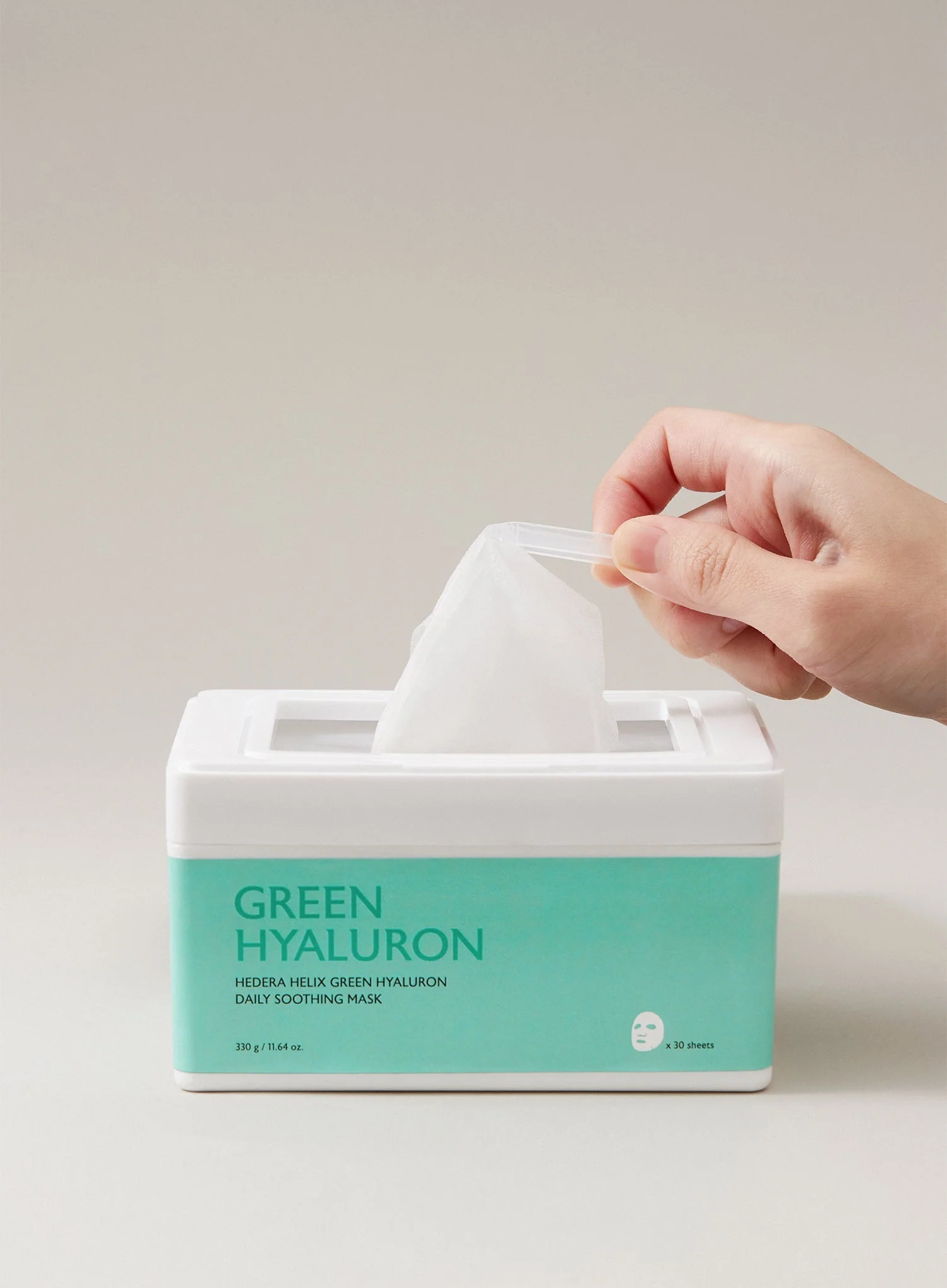 Hedera Helix Green Hyaluron Daily Soothing Mask (30pcs) - Image 6