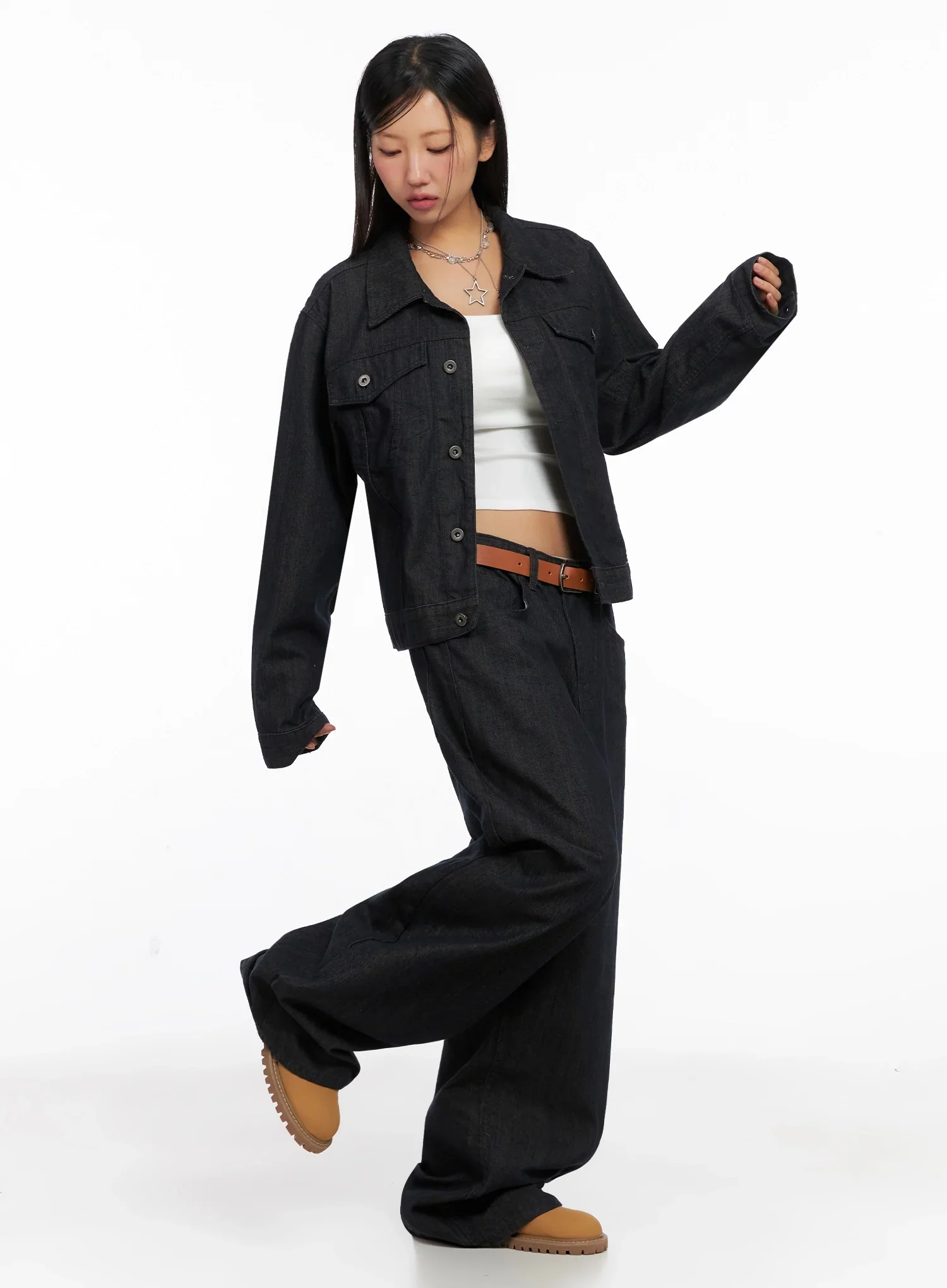 Heidi Wide-Leg Jeans IG527 - Image 6