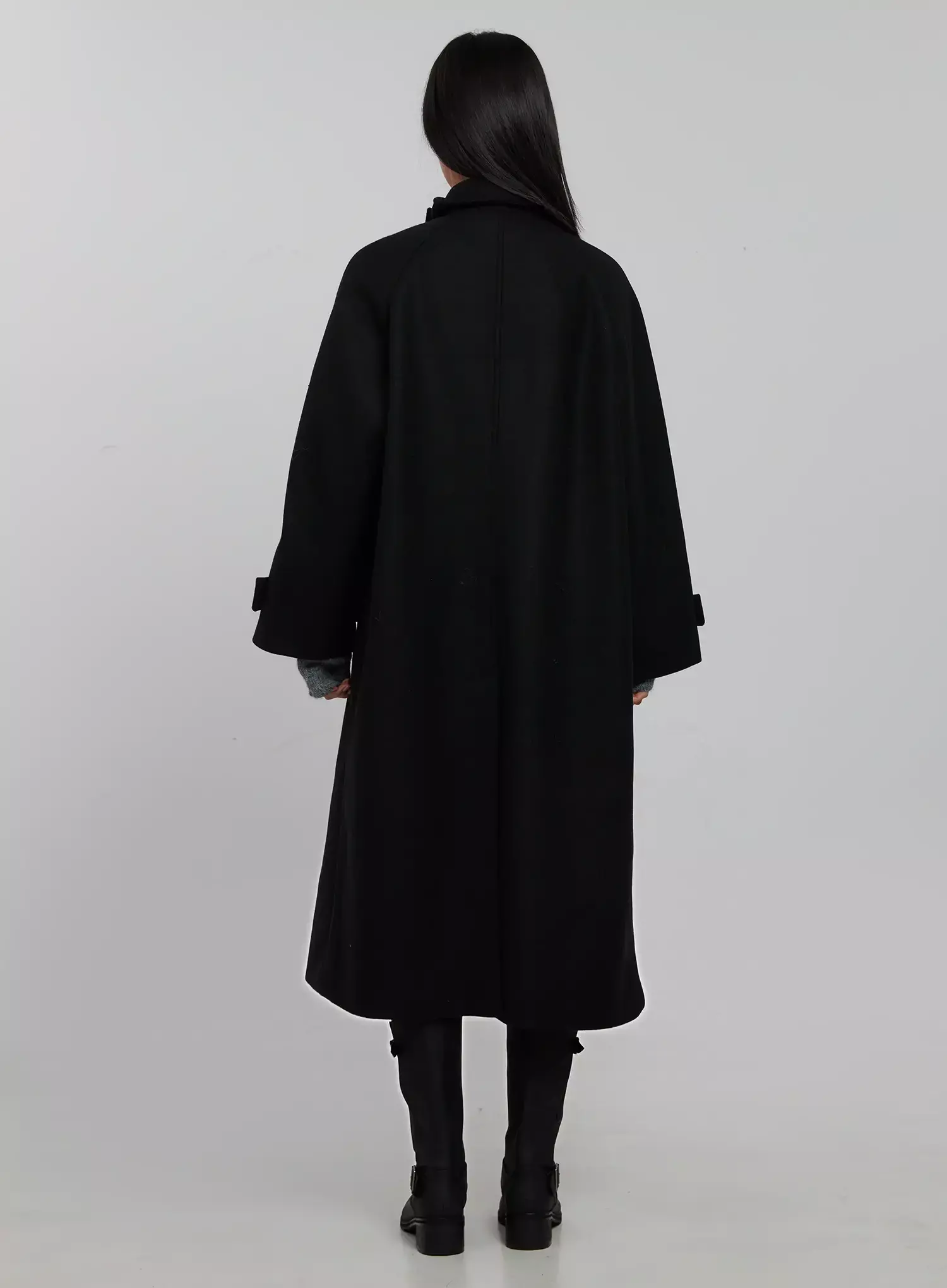 High Neck Button Coat IJ509 - Image 7