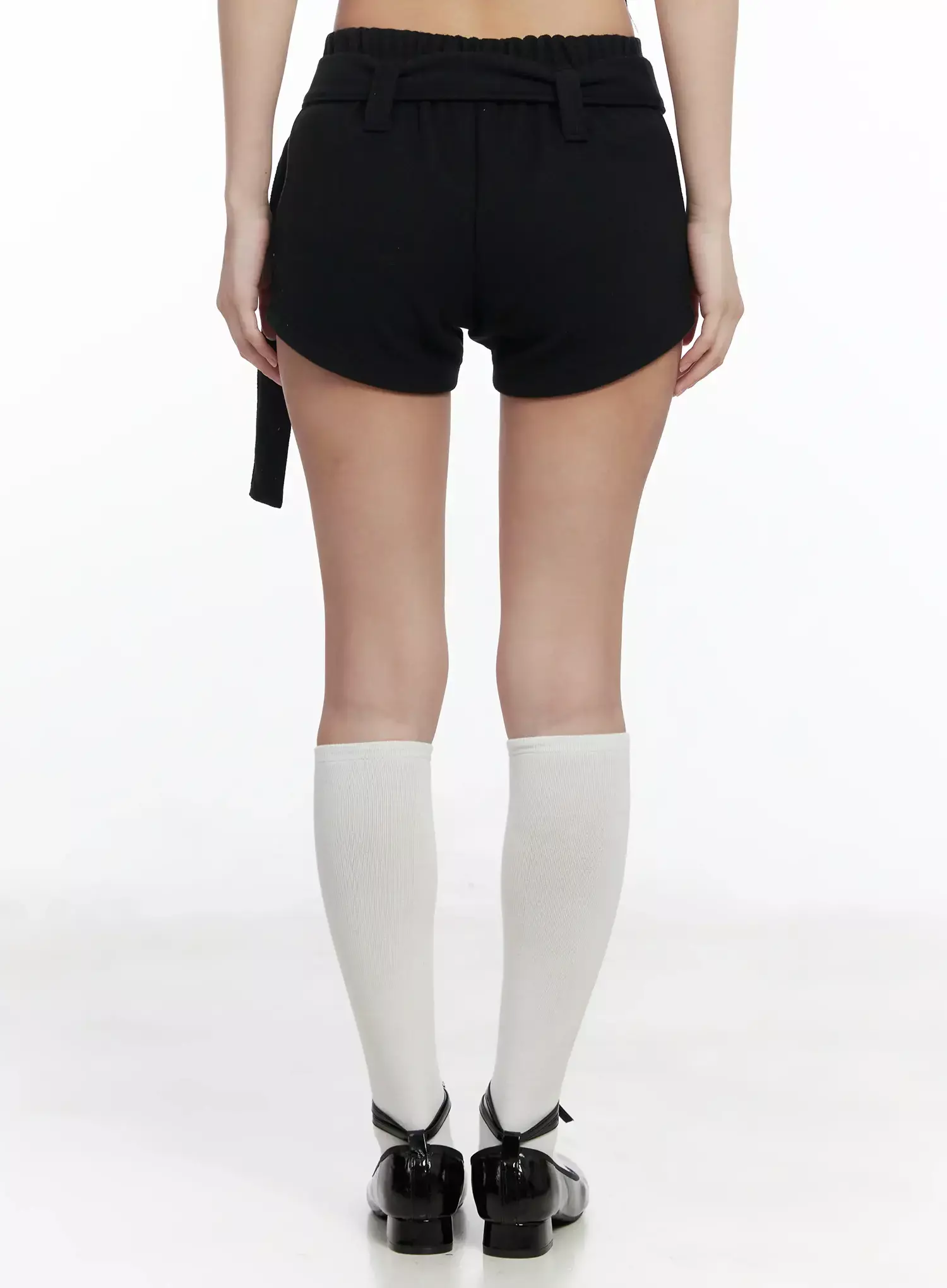 High-Waist Belted Shorts IM502 - Image 10