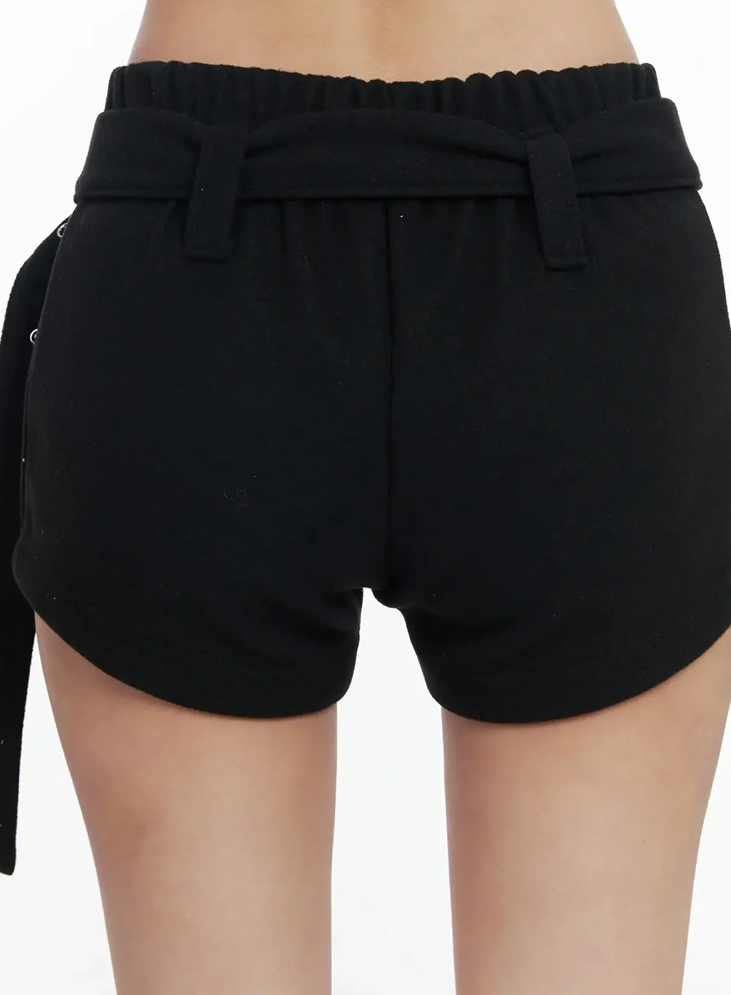High-Waist Belted Shorts IM502 - Image 11