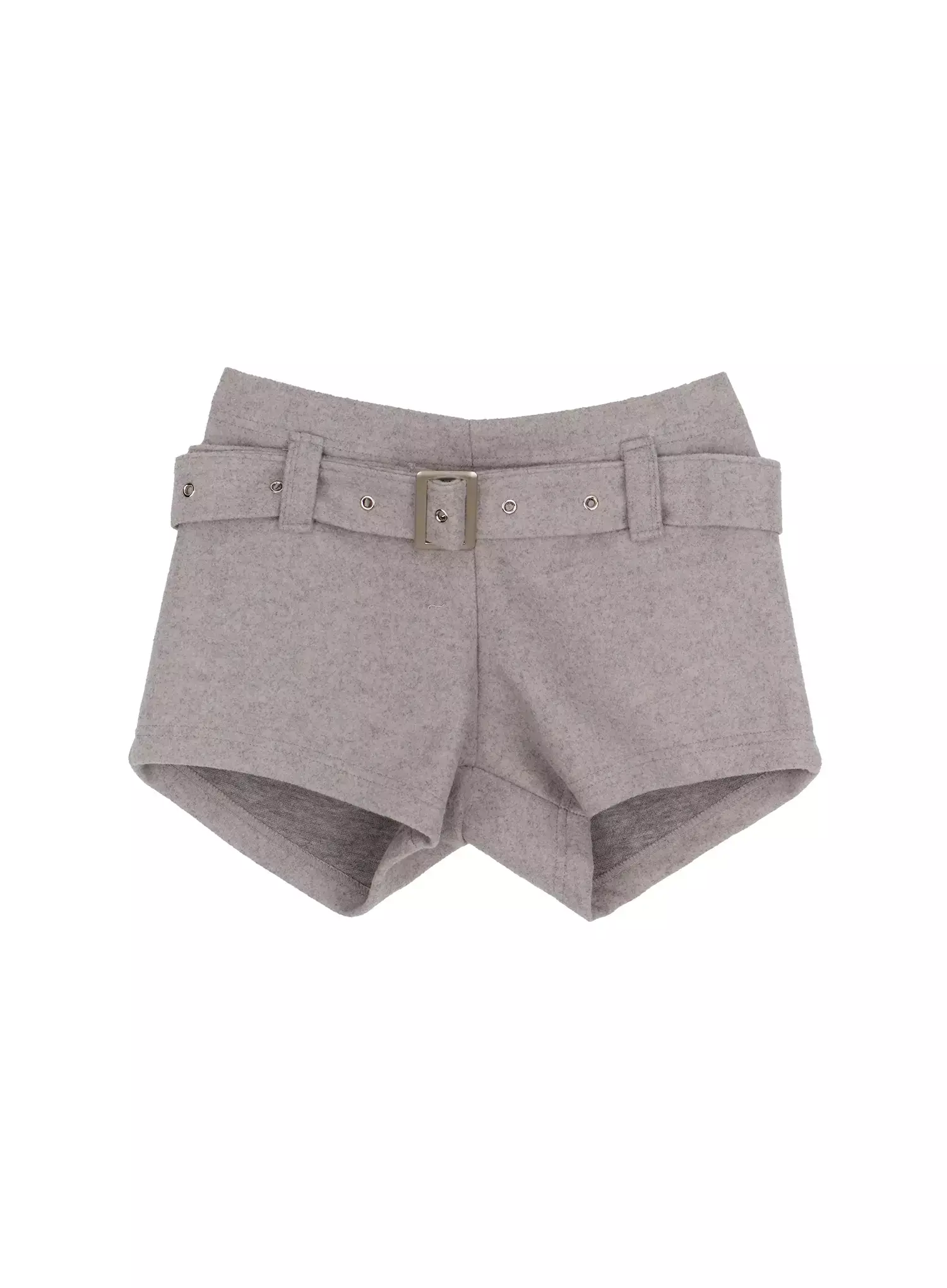 High-Waist Belted Shorts IM502 - Image 17