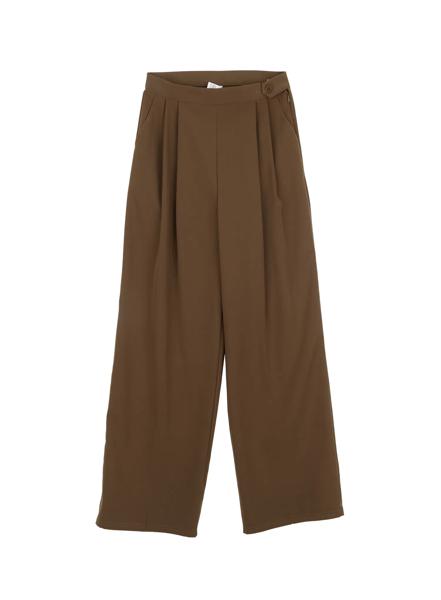 High-Waist Buttoned Wide Leg Trousers IF520 - Image 12