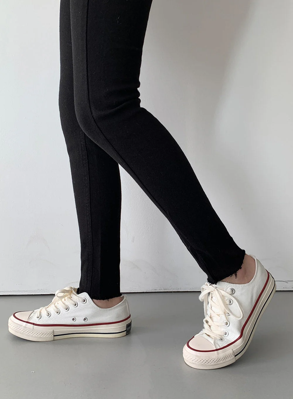 High Waist Cotton Skinny Pants J31 - Image 16