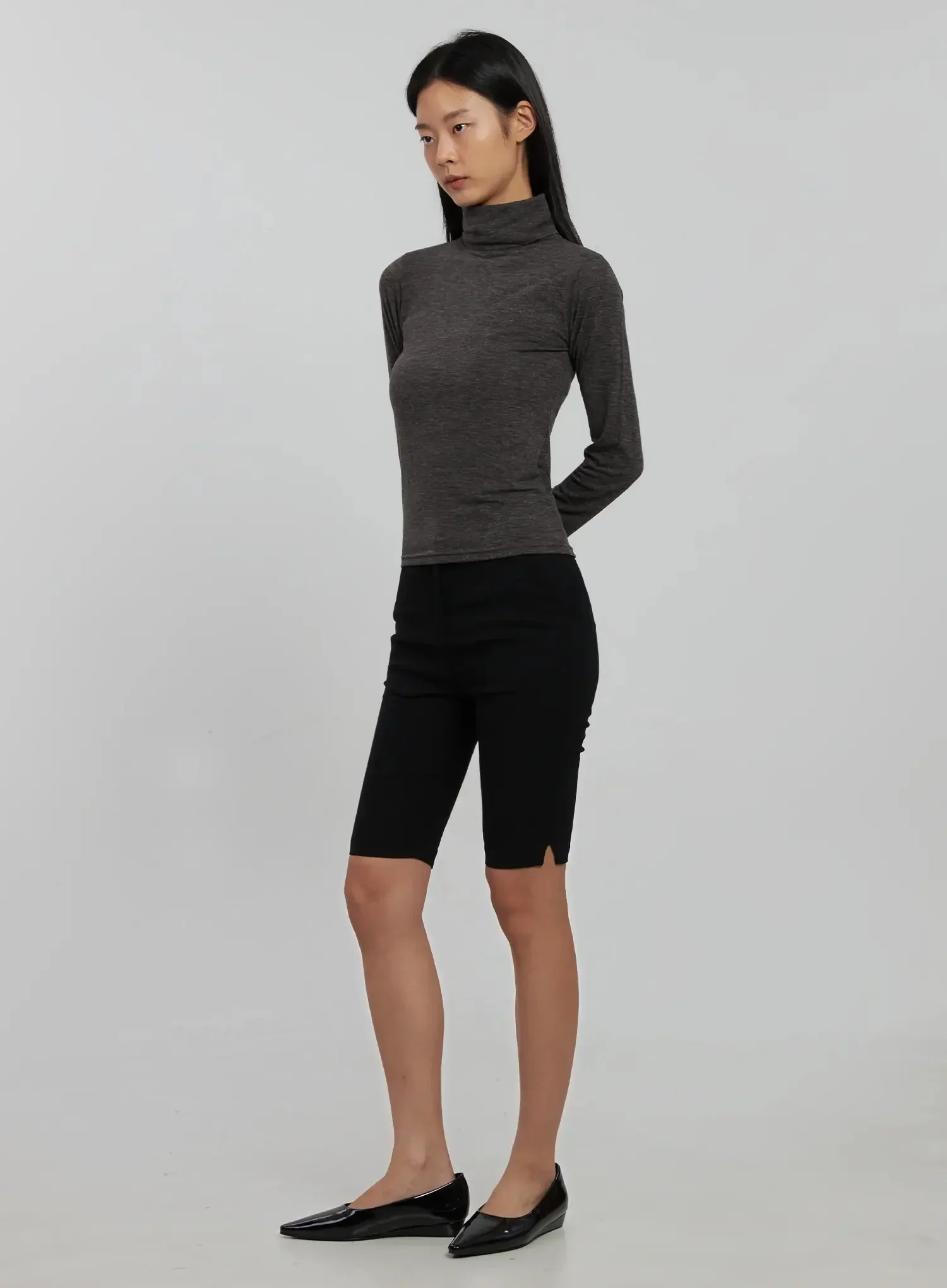 High-Waist Fleece Leggings IJ509 - Image 3