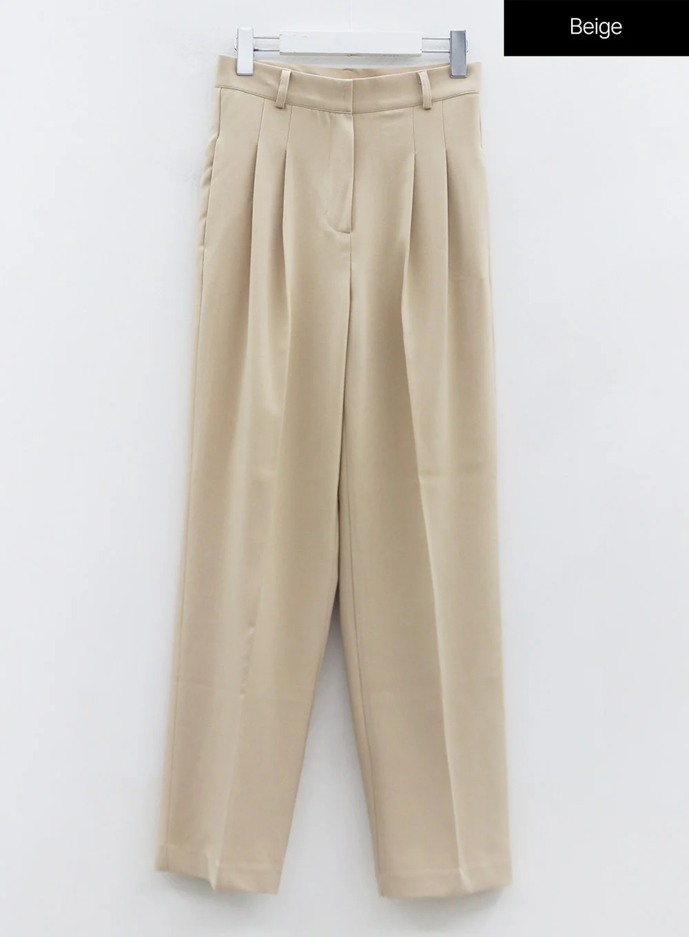 High Waist Pintuck Wide Leg Tailored Pants OS13 - Image 16