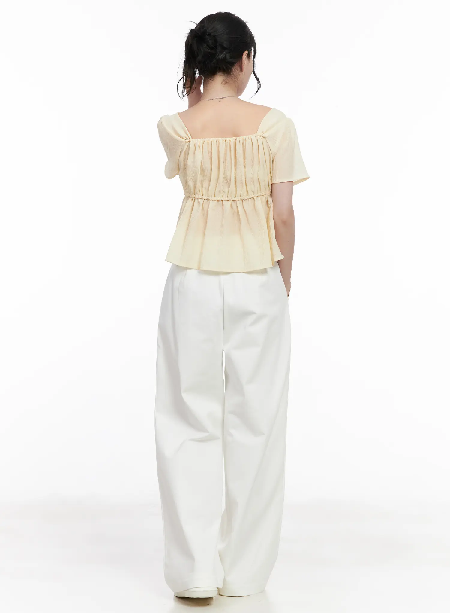 High-Waist Wide Leg Trousers CA510 - Image 7