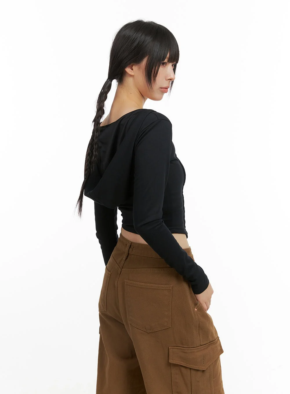 Hoodie Crop Top CG420 - Image 6