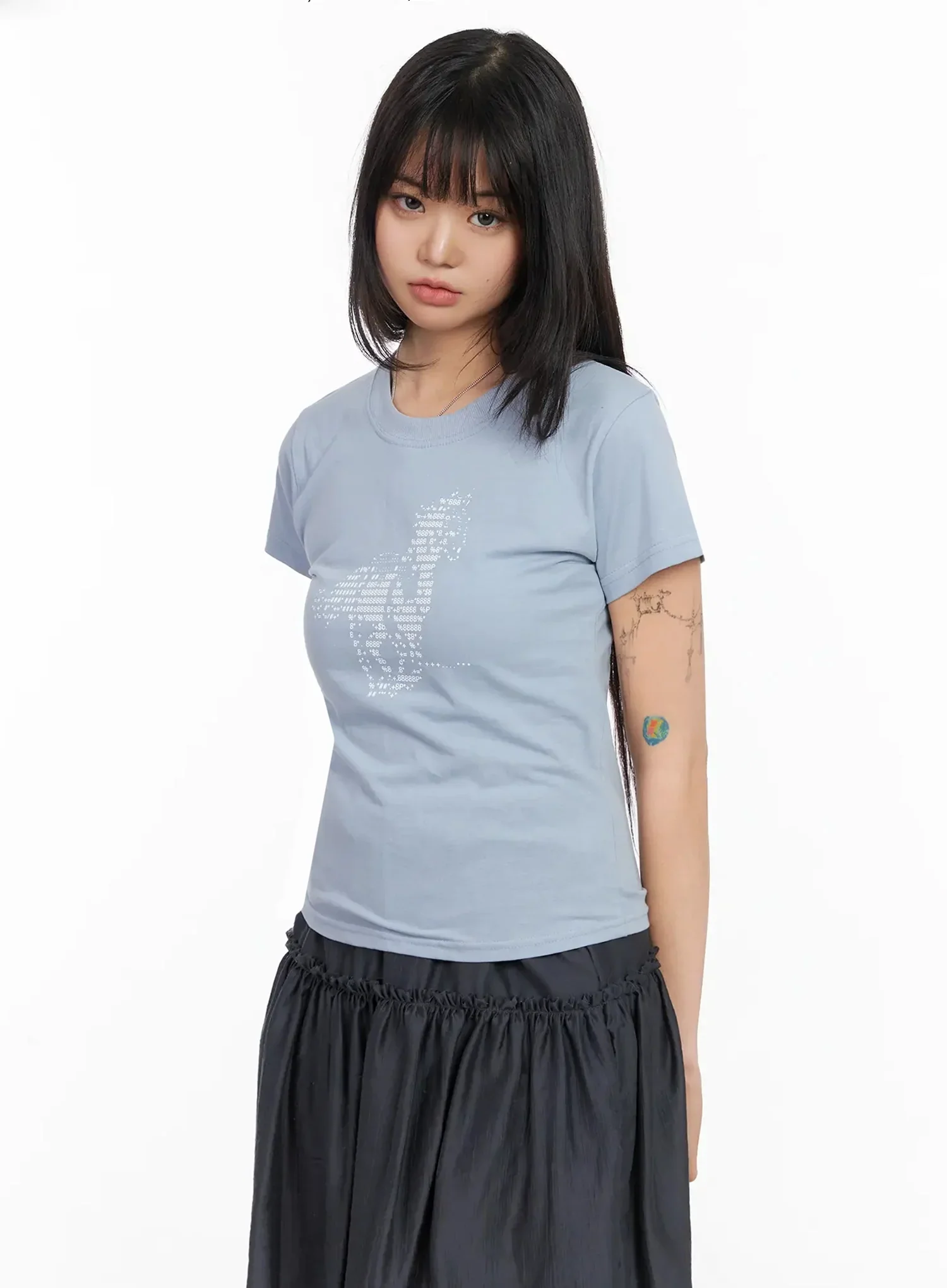Horse Graphic Slim Fit Tee IA523 - Image 14