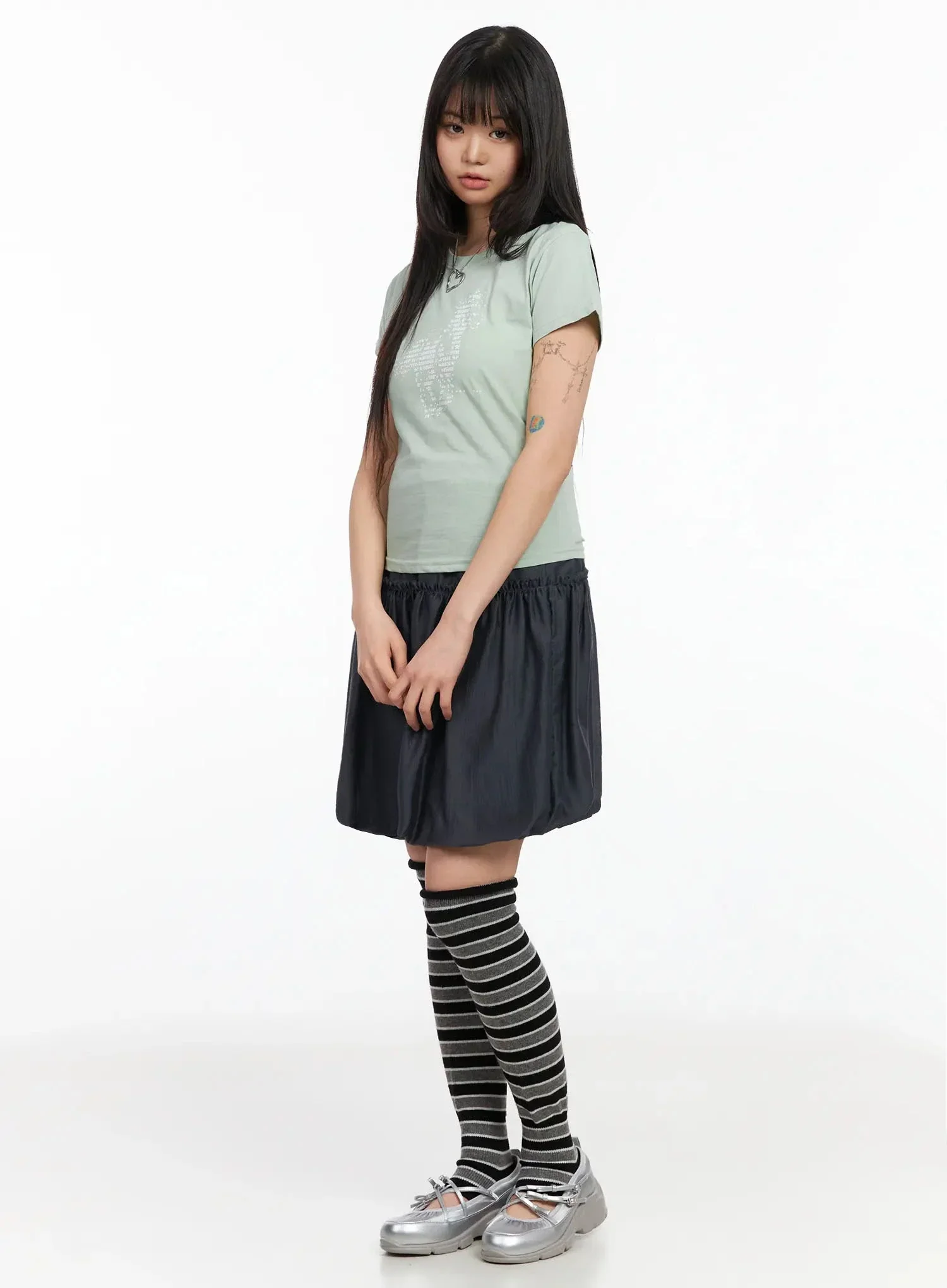 Horse Graphic Slim Fit Tee IA523 - Image 6