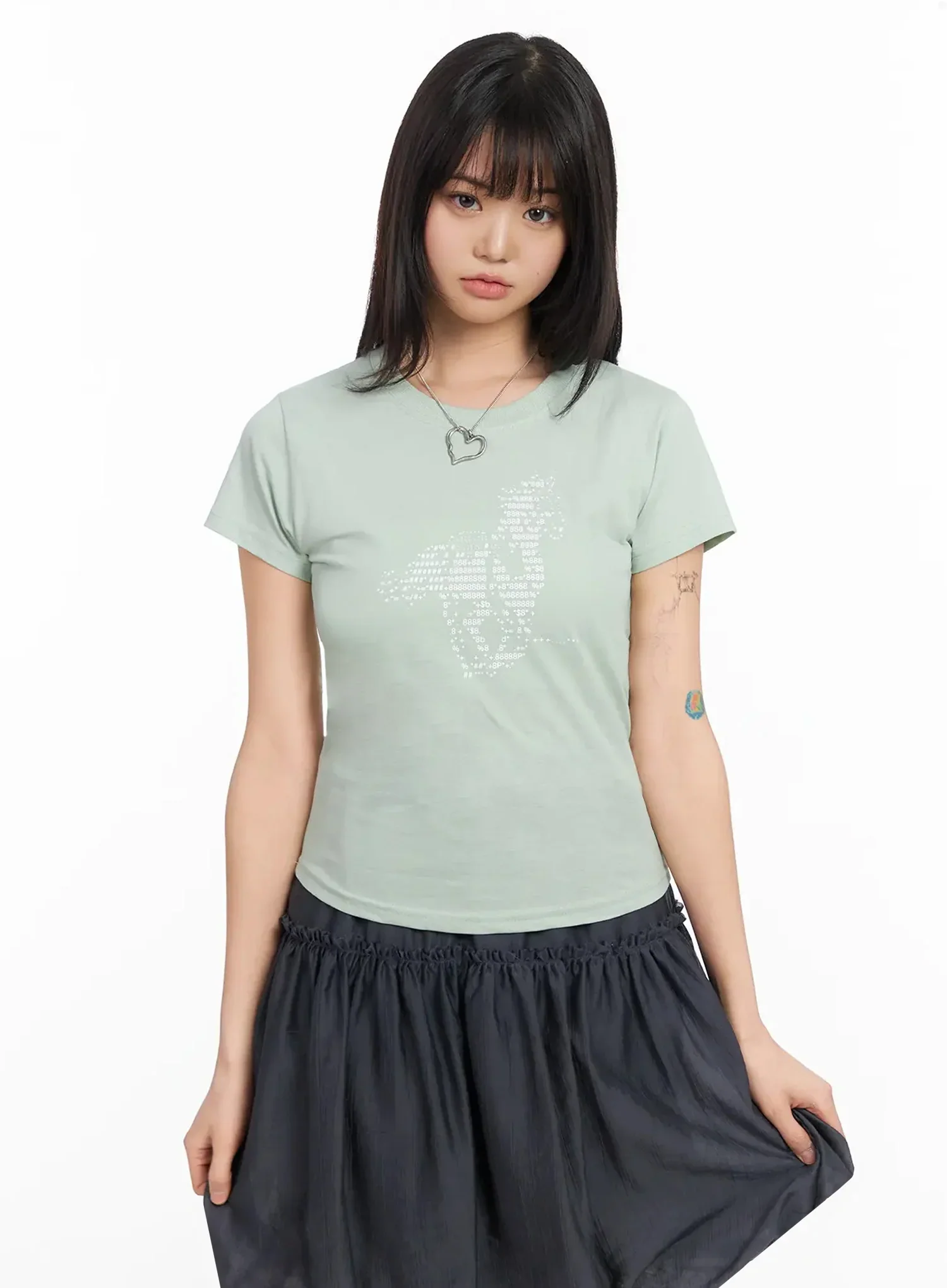 Horse Graphic Slim Fit Tee IA523 - Image 7