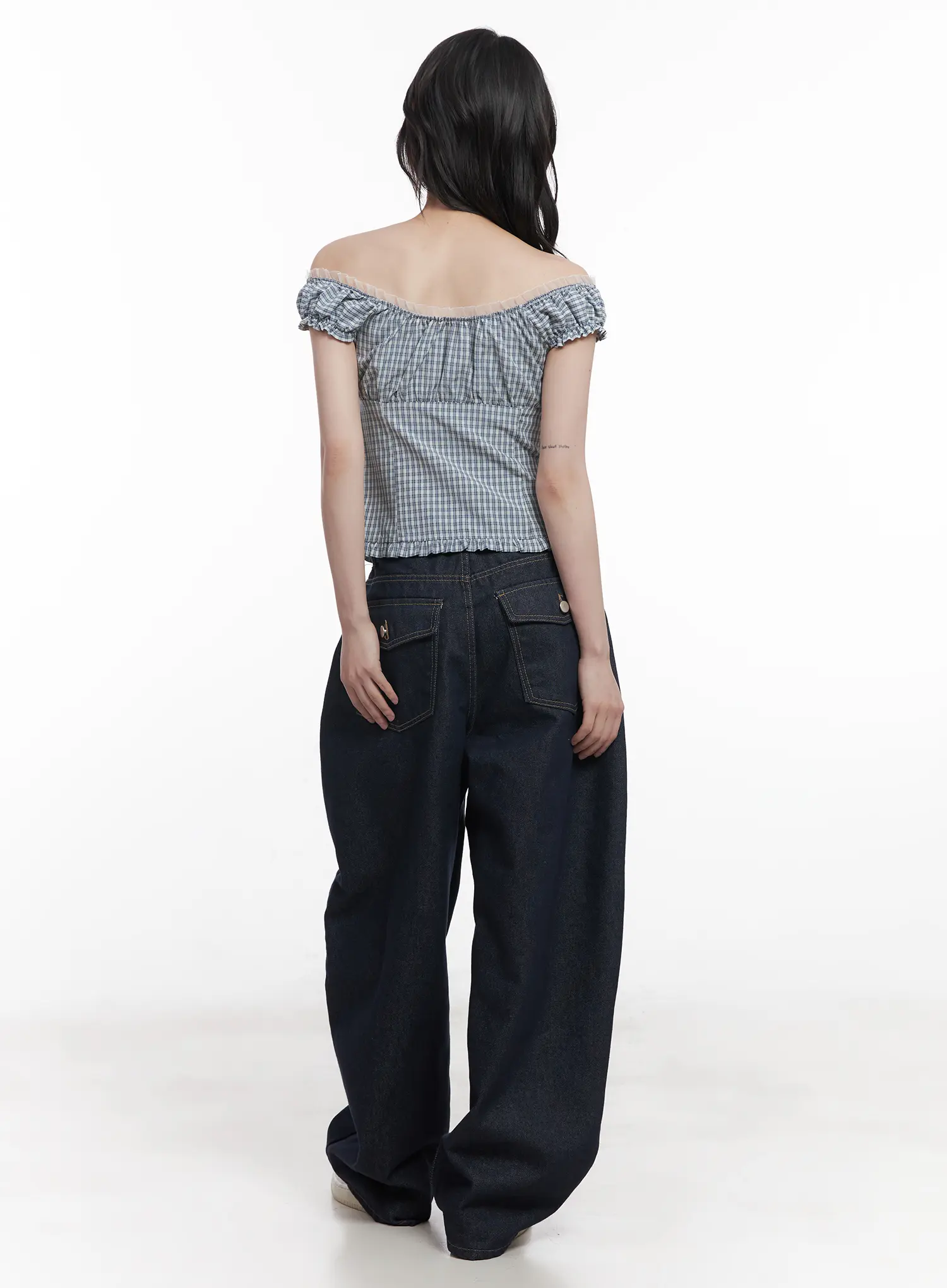 Hyein No-Fade Relaxed-Fit Jeans CU519 - Image 8