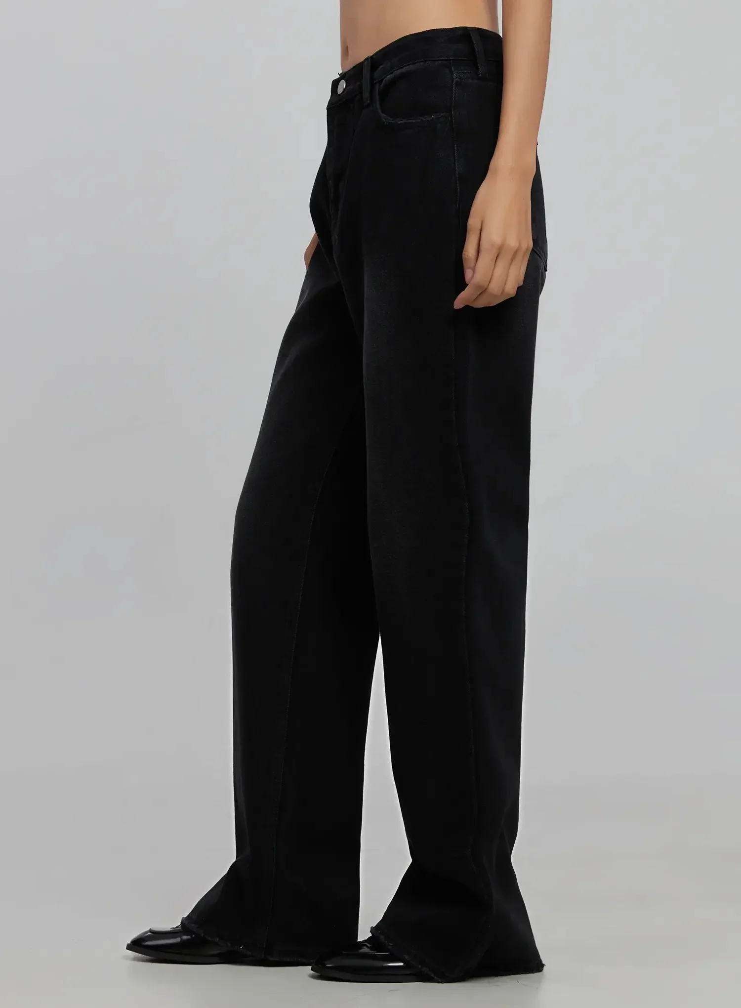 Imani Wide-Leg Flared Jeans ID516 - Image 10