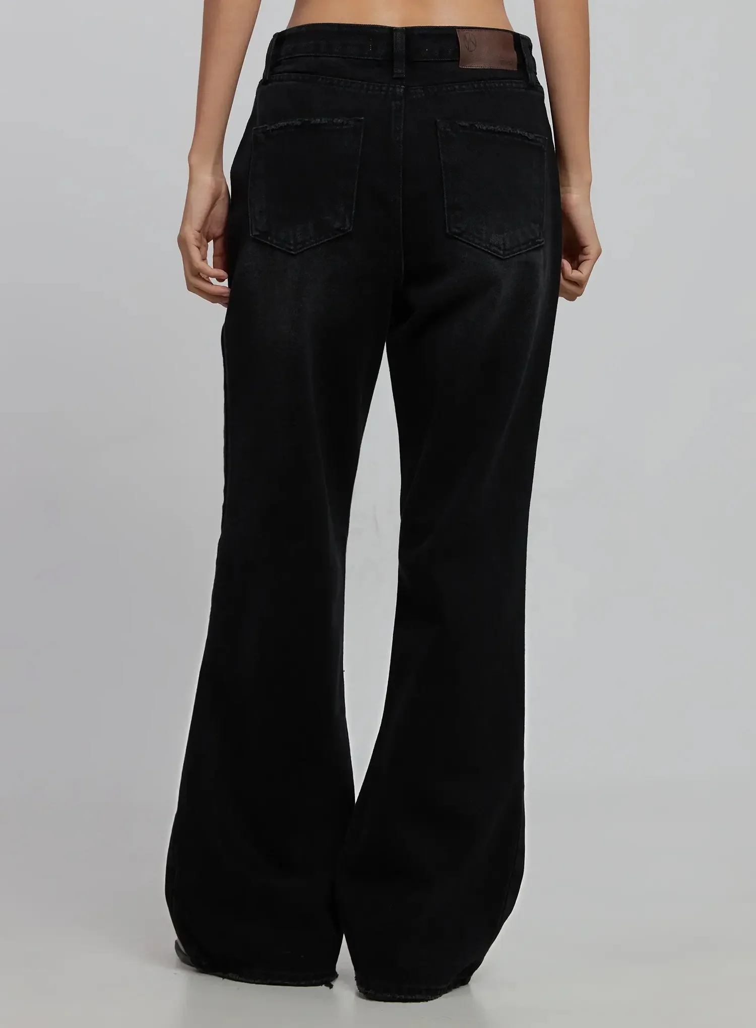 Imani Wide-Leg Flared Jeans ID516 - Image 11
