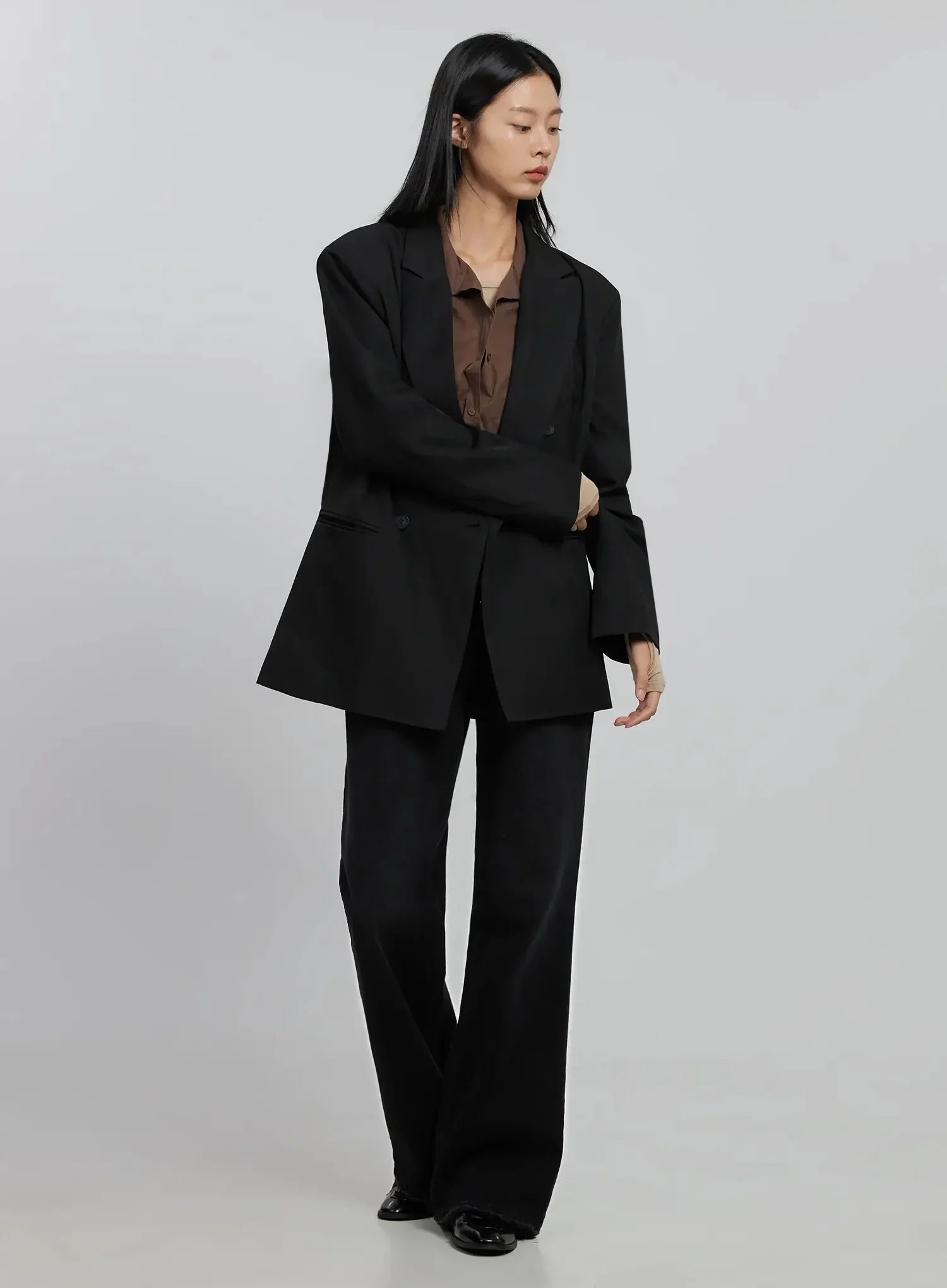 Imani Wide-Leg Flared Jeans ID516 - Image 14