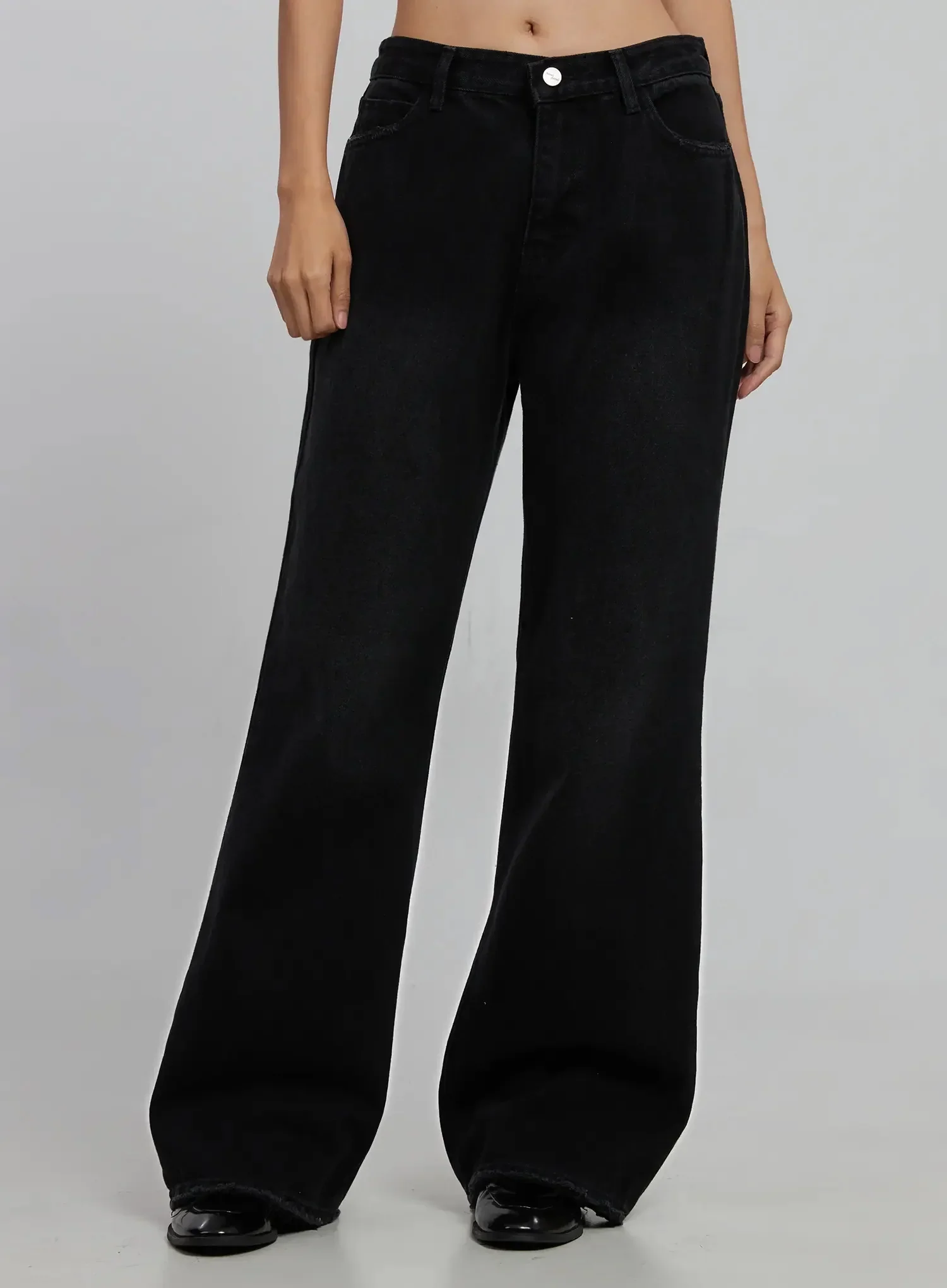 Imani Wide-Leg Flared Jeans ID516 - Image 5