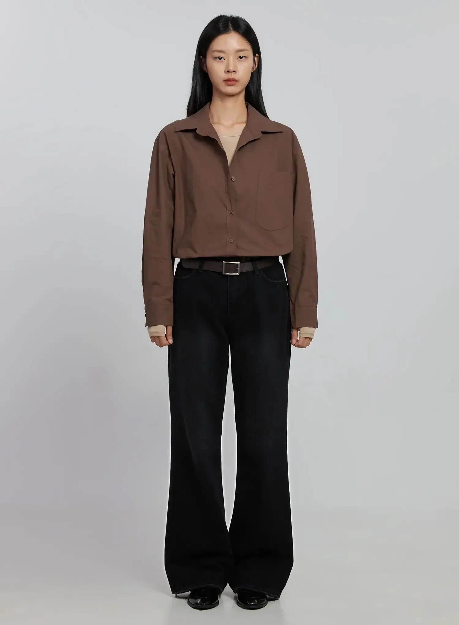 Imani Wide-Leg Flared Jeans ID516 - Image 6