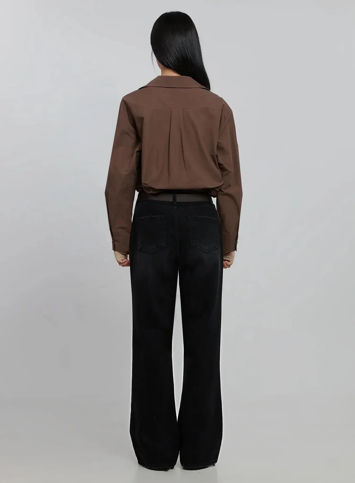 Imani Wide-Leg Flared Jeans ID516 - Image 9
