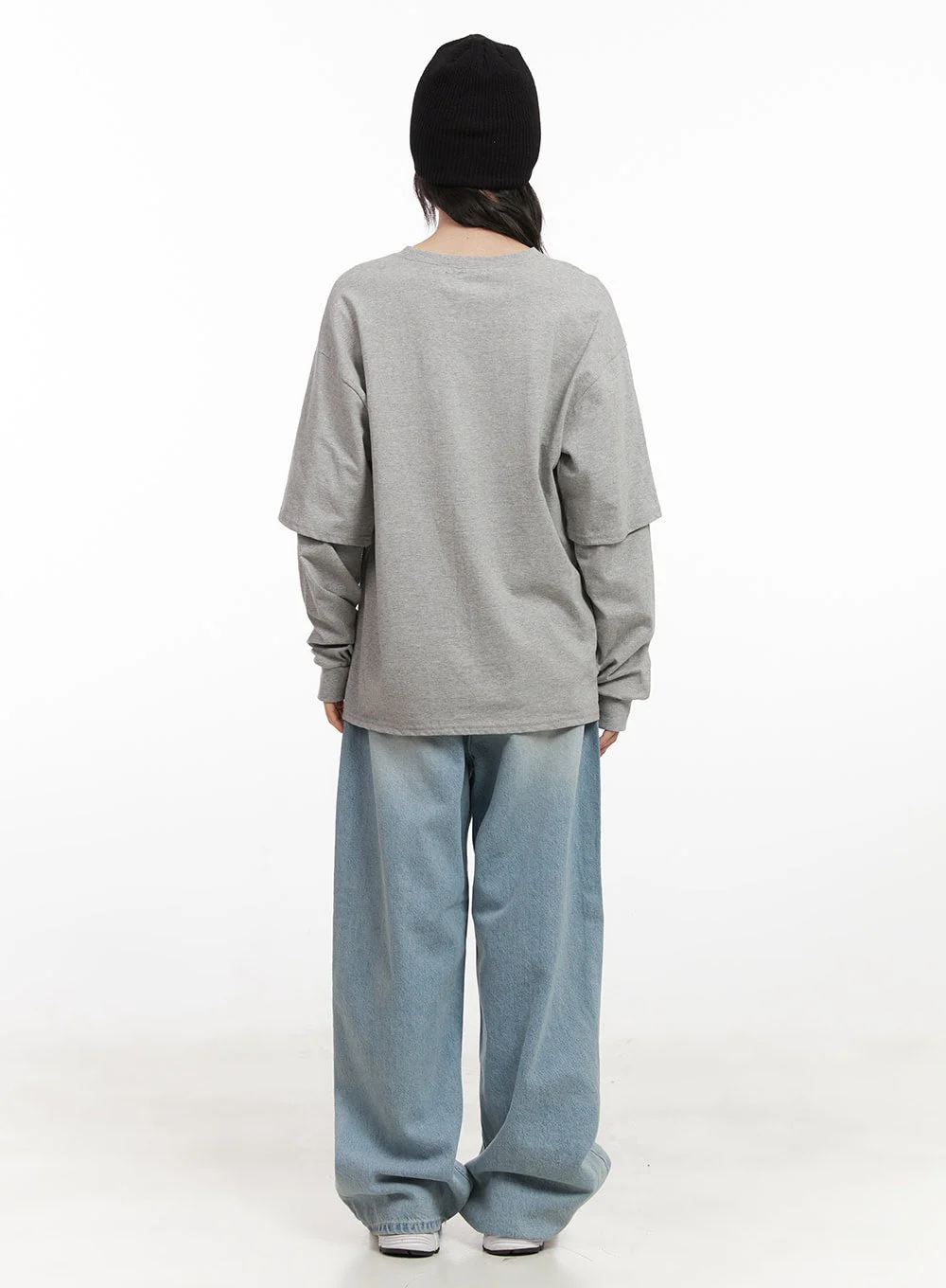 Isabelle Washed Wide-Leg Jeans CJ528 - Image 6