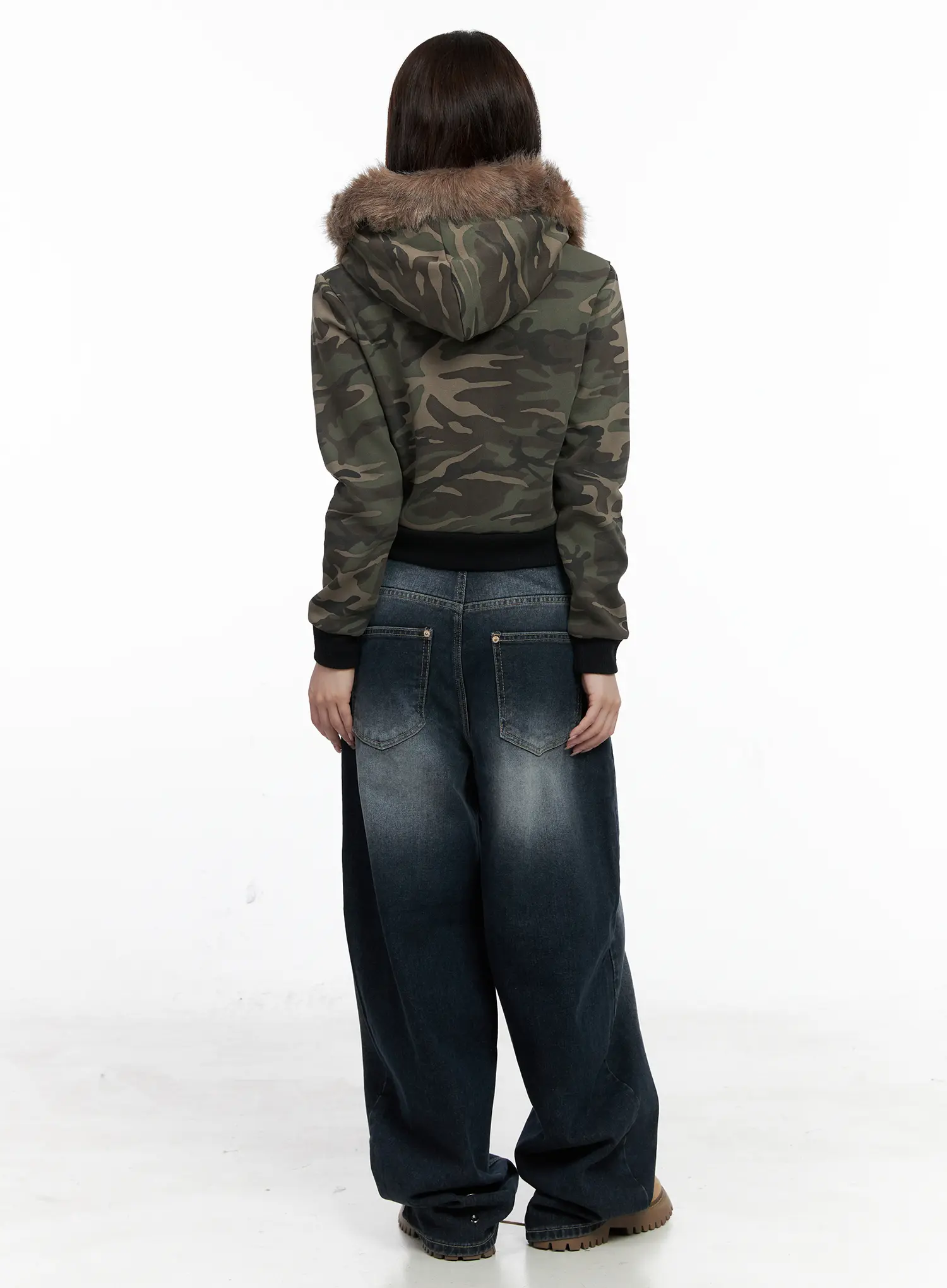 Isla Washed Baggy Jeans CO521 - Image 4