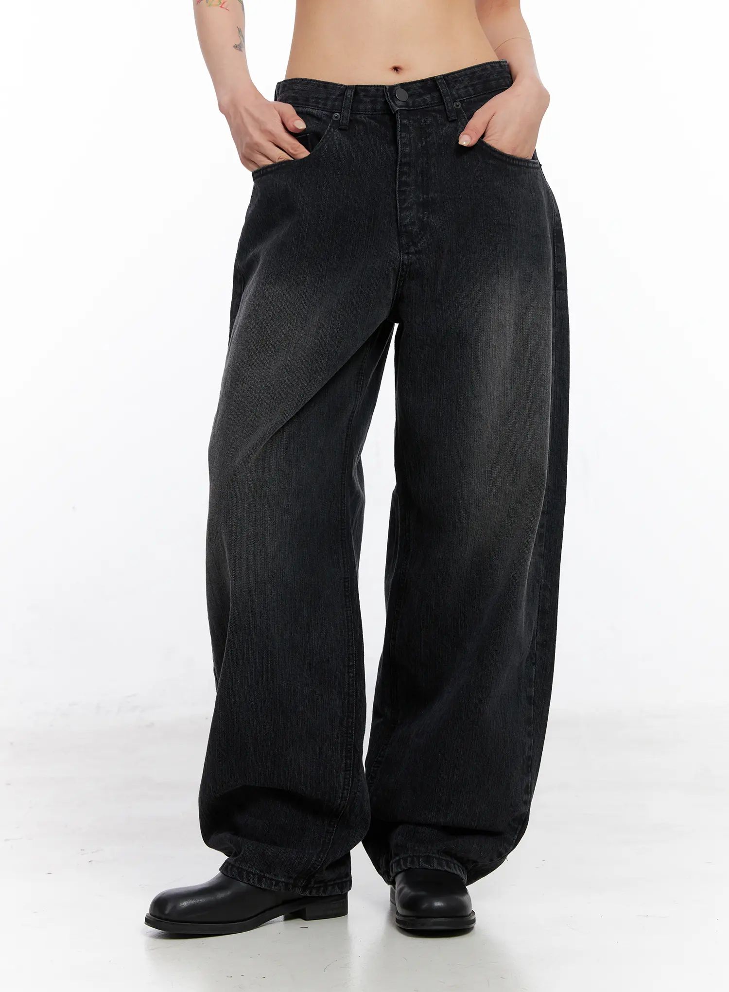 Ivey Washed Baggy Jeans CC1809 - Image 8