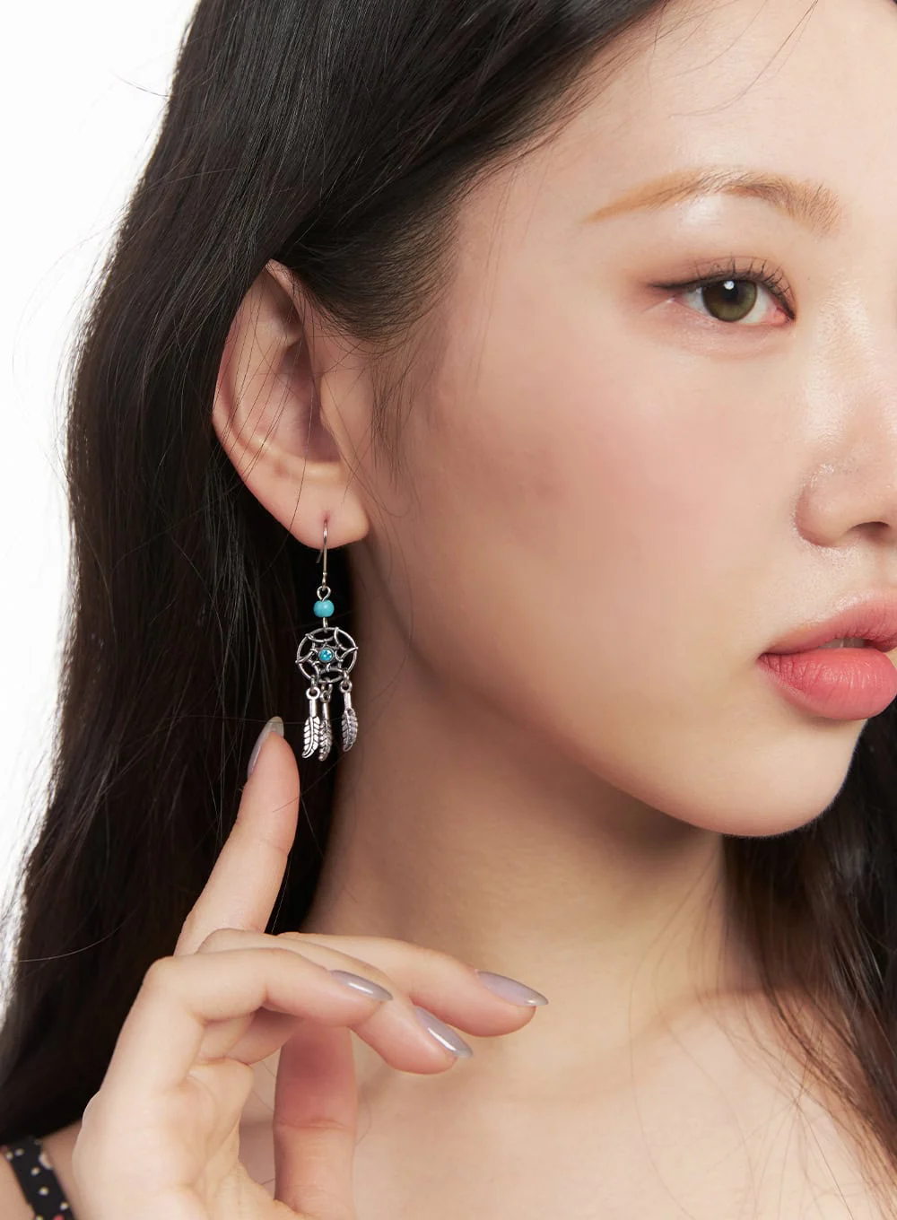 Jane Feathers Earrings CF520 - Image 3