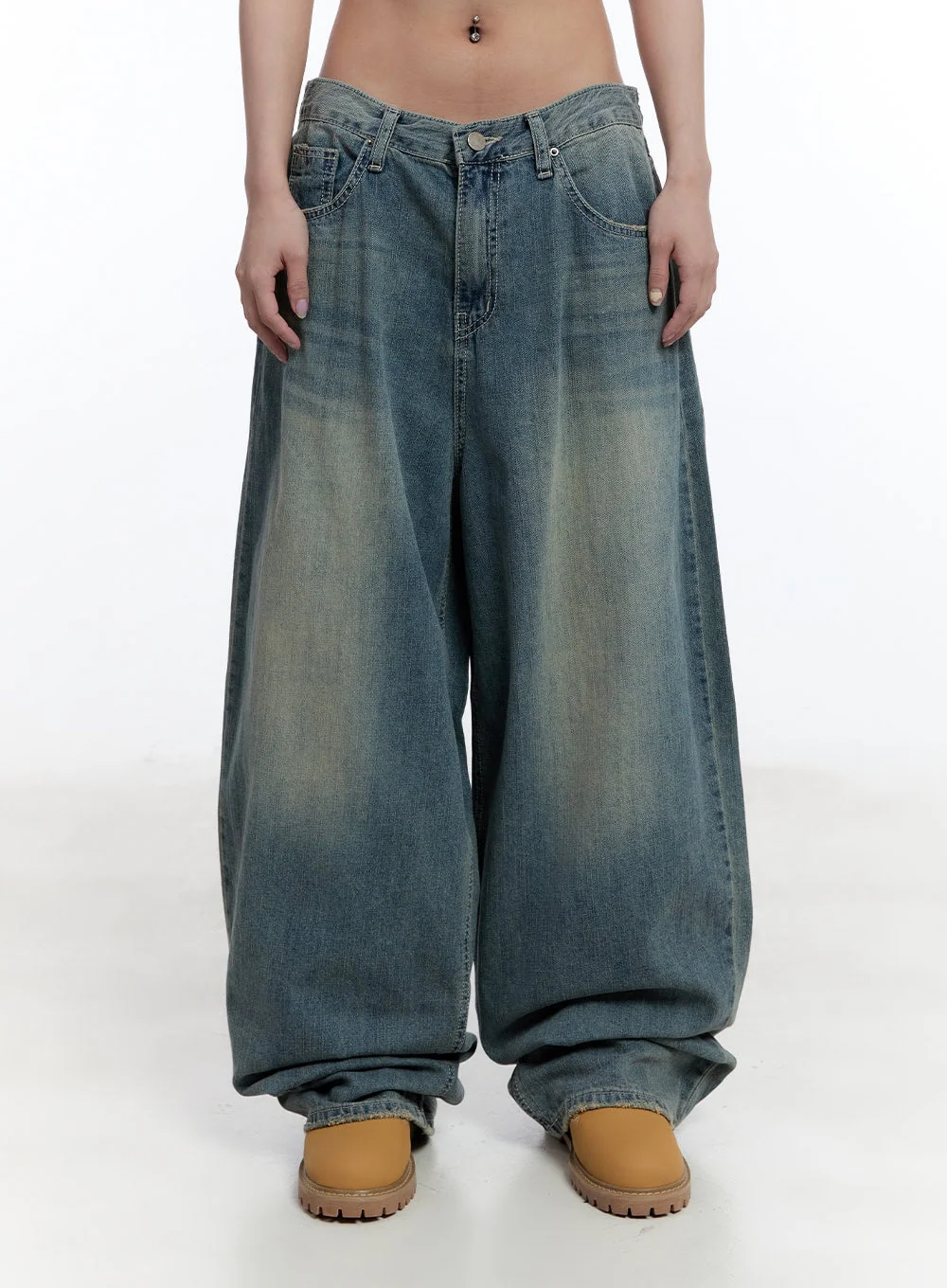 Jenna Relaxed-Fit Wide-Leg Jeans CU502 - Image 2