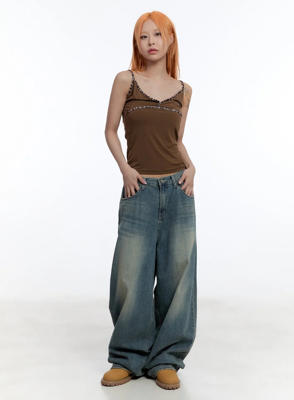 Jenna Relaxed-Fit Wide-Leg Jeans CU502 - Image 5