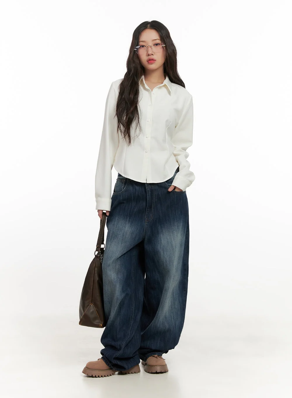 Jessica Wide-Fit Denim Jeans CN426 - Image 2