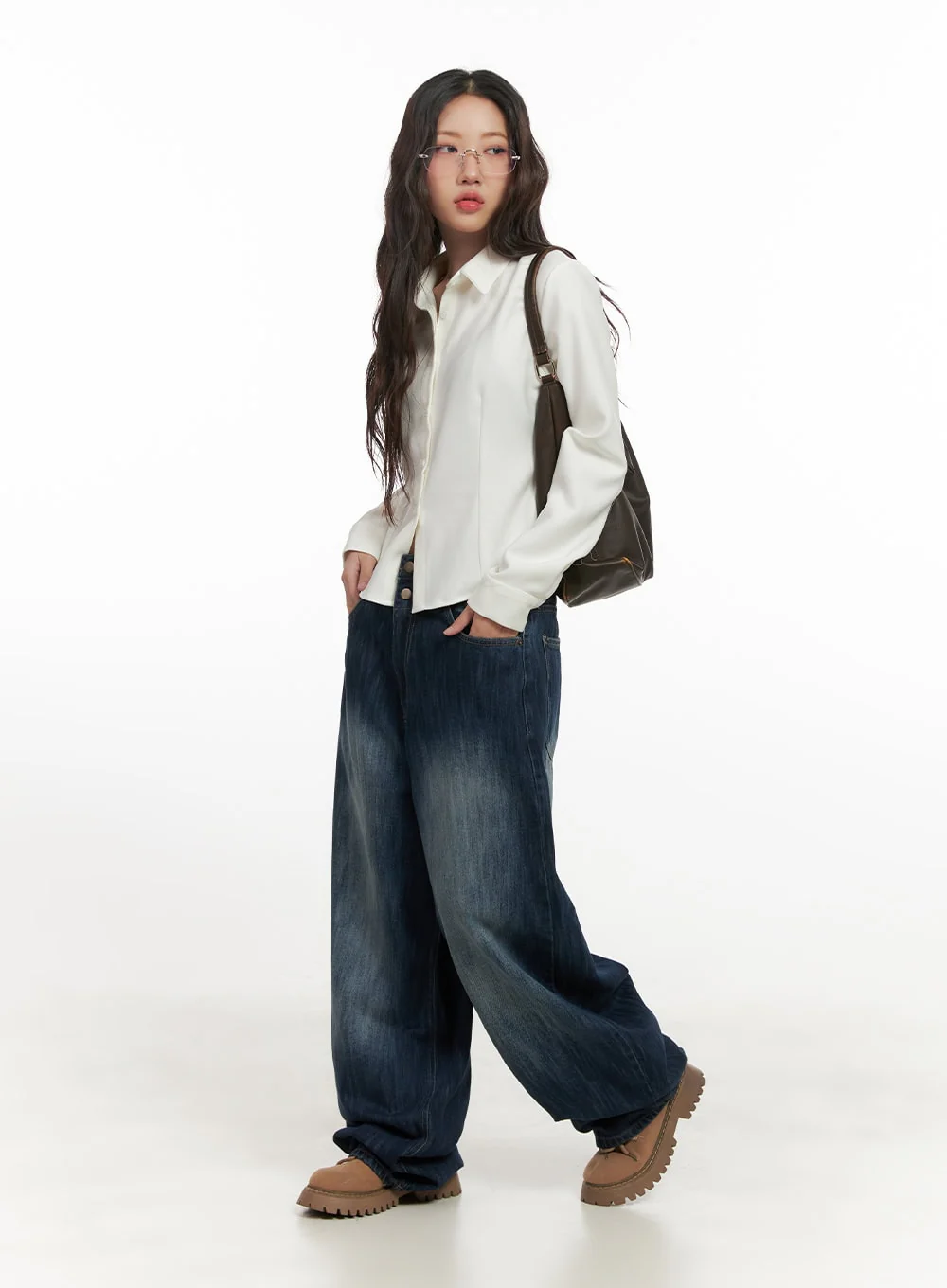 Jessica Wide-Fit Denim Jeans CN426 - Image 4