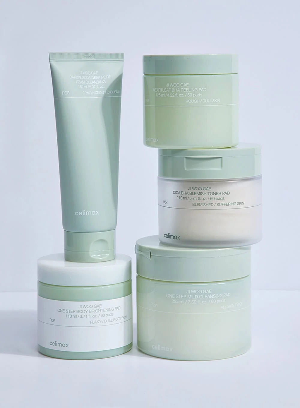 Ji Woo Gae One Step Body Brightening Pad (110ml / 60ea) - Image 4