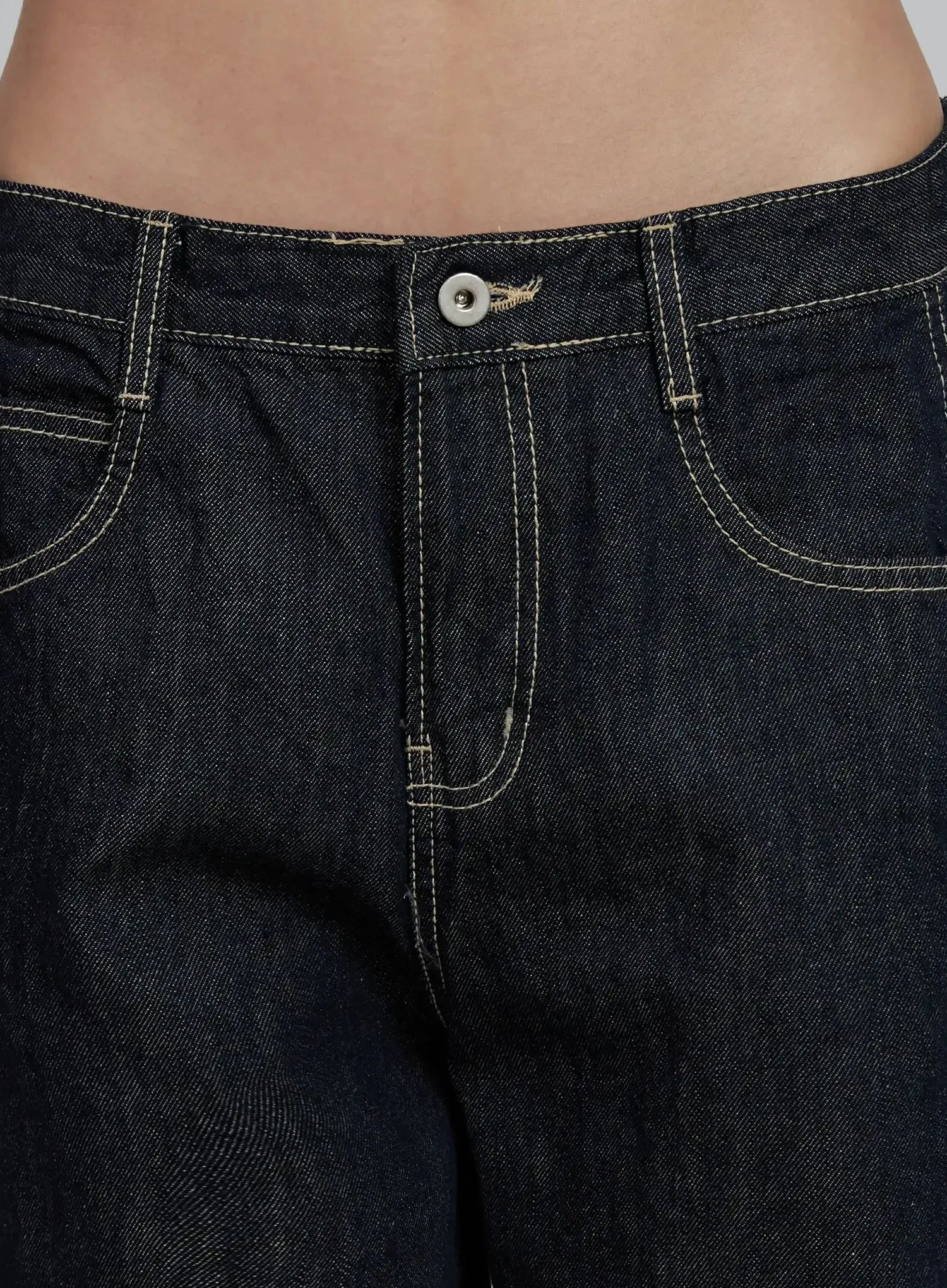Jillian Dark Wash Casual Straight Jeans IM520 - Image 4
