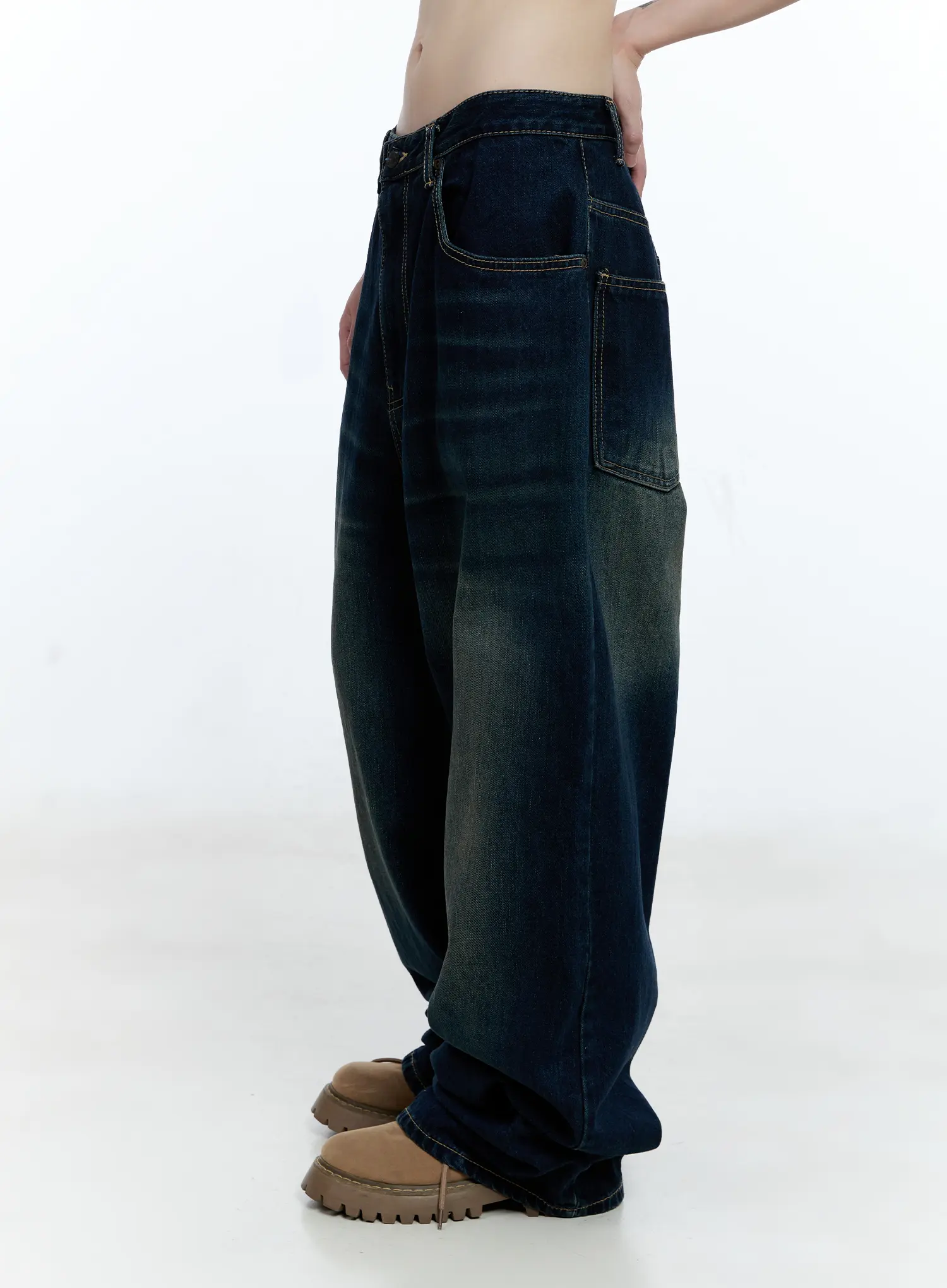 Jinnie Washed Wide-Leg Jeans CG511 - Image 6