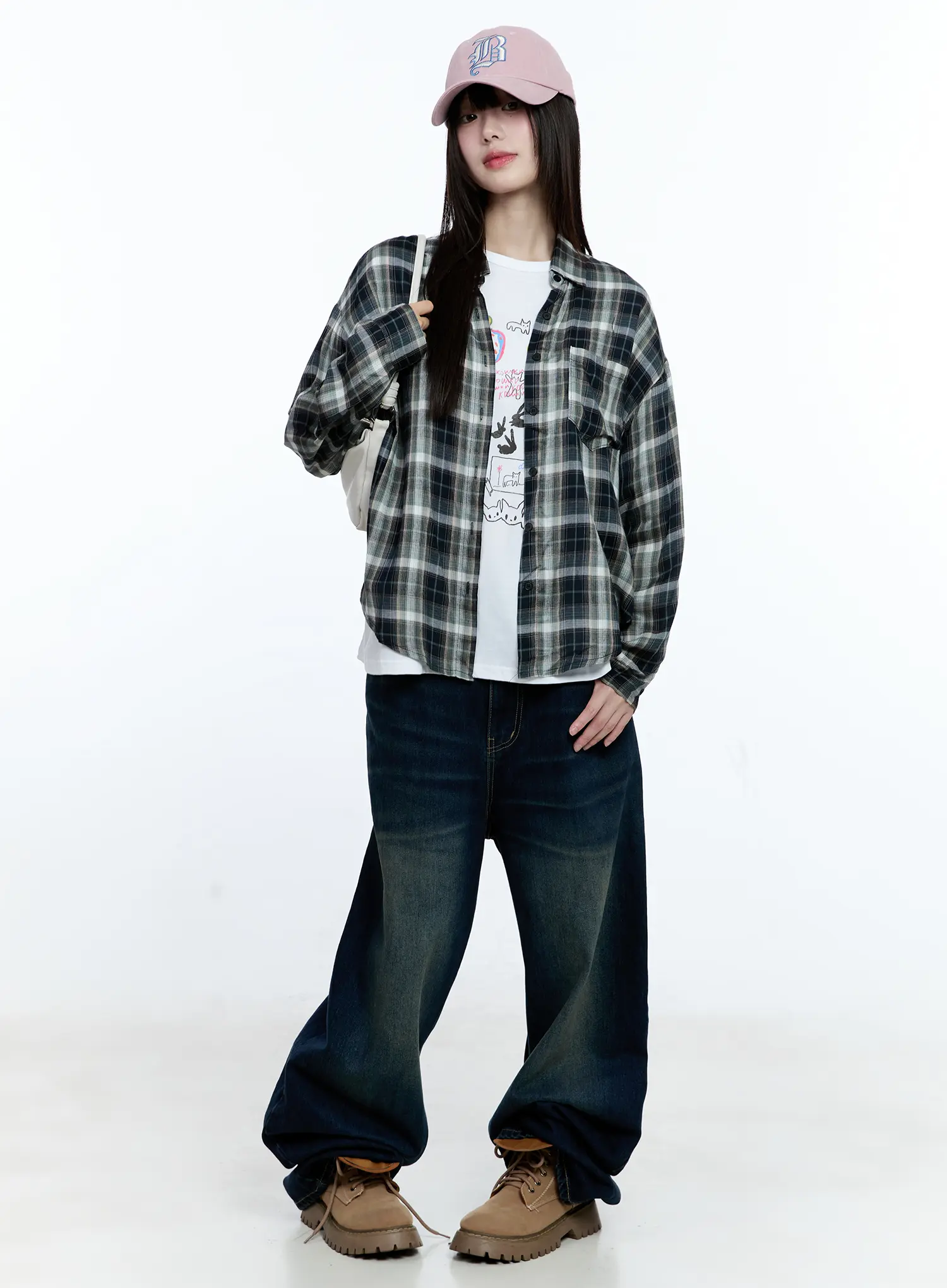 Jinnie Washed Wide-Leg Jeans CG511 - Image 8