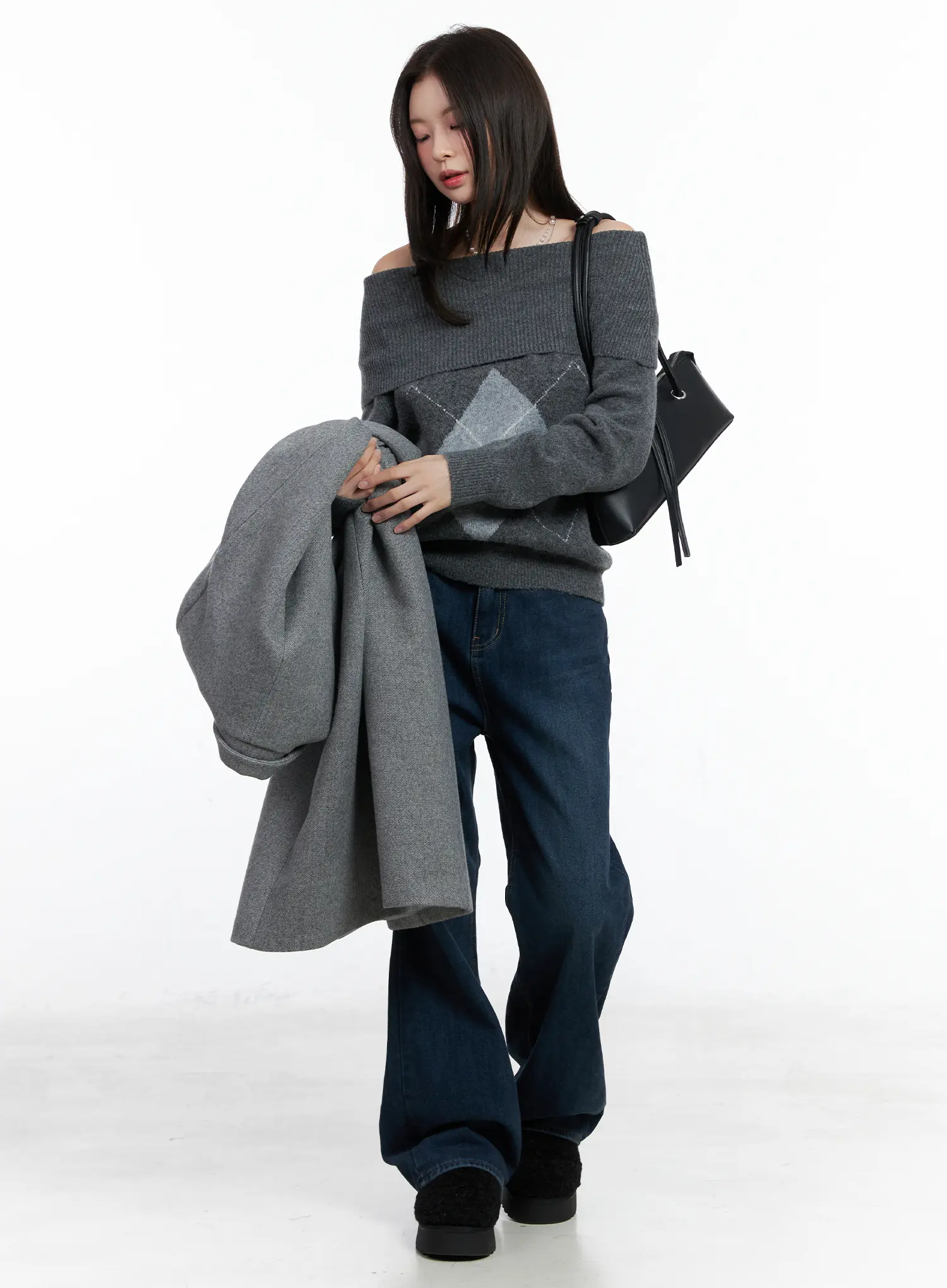 Jordan Velvet Fleece Wide Jeans CN518 - Image 5