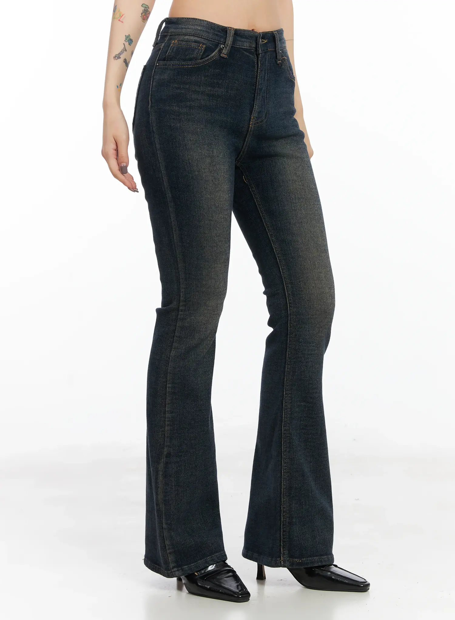 Jordyn High-Waist Bootcut Jeans CD502 - Image 4