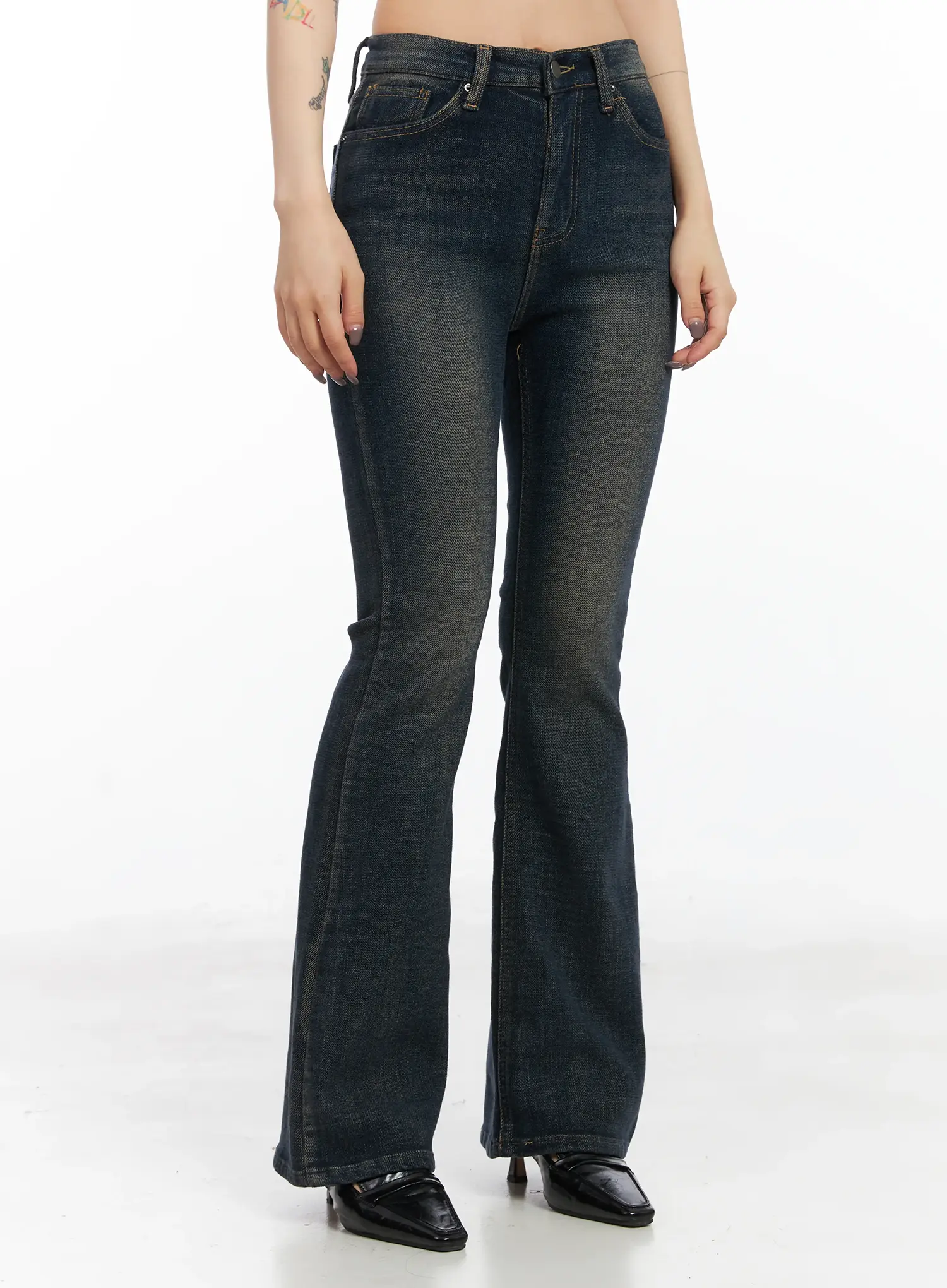 Jordyn High-Waist Bootcut Jeans CD502 - Image 9