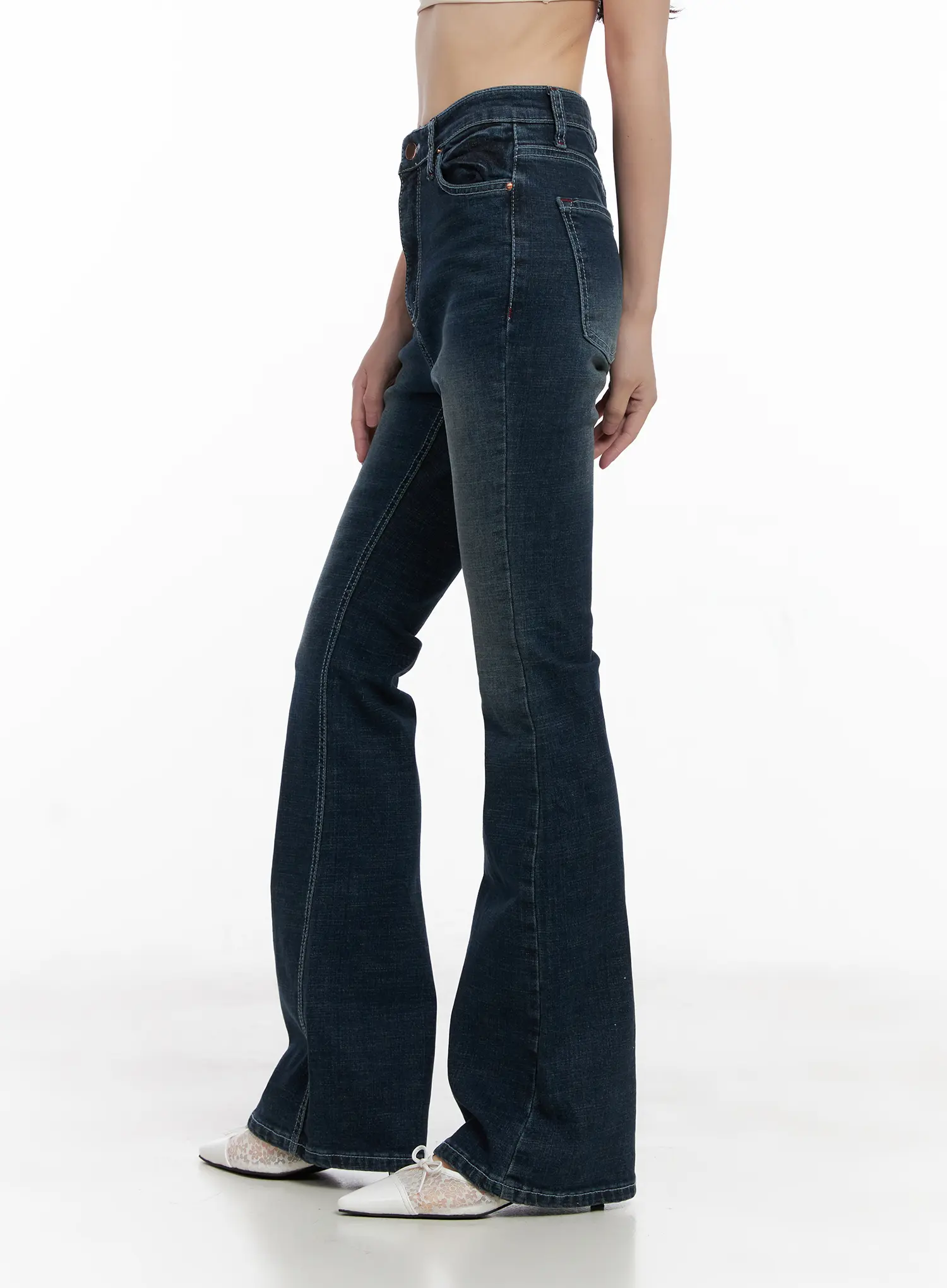 Juli High Waist Bootcut Jeans CG519 - Image 3